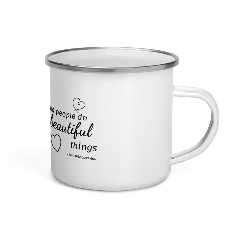 Kind people...ENAMEL MUG product image (1)