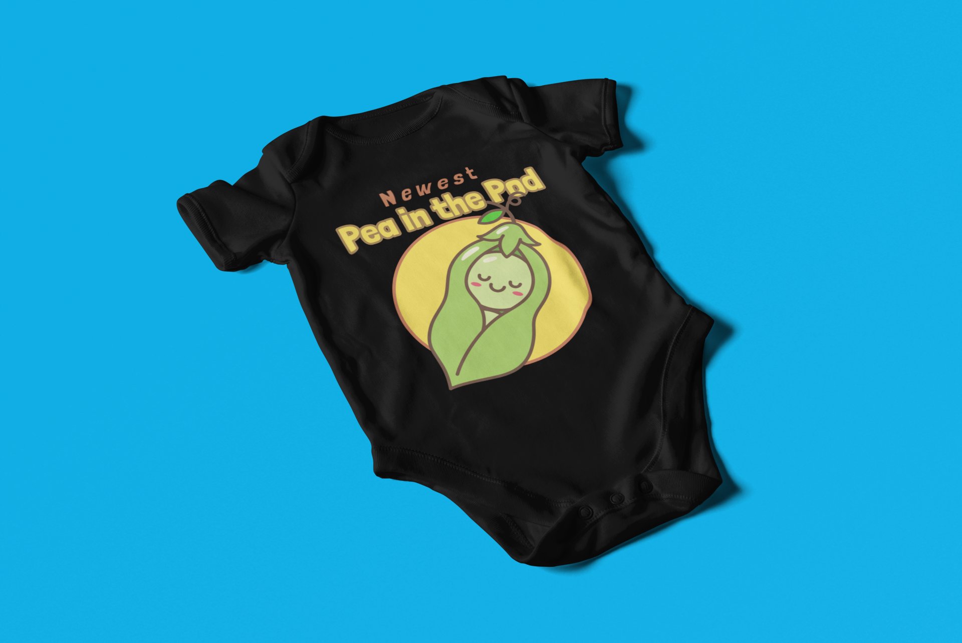 NEWEST PEA IN THE POD - Baby Bodysuit Onesies for Boys and Girls product image (2)