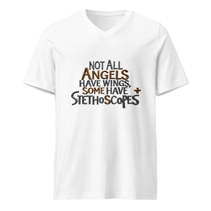 Stethoscope Angel V-Neck Tee product image (1)