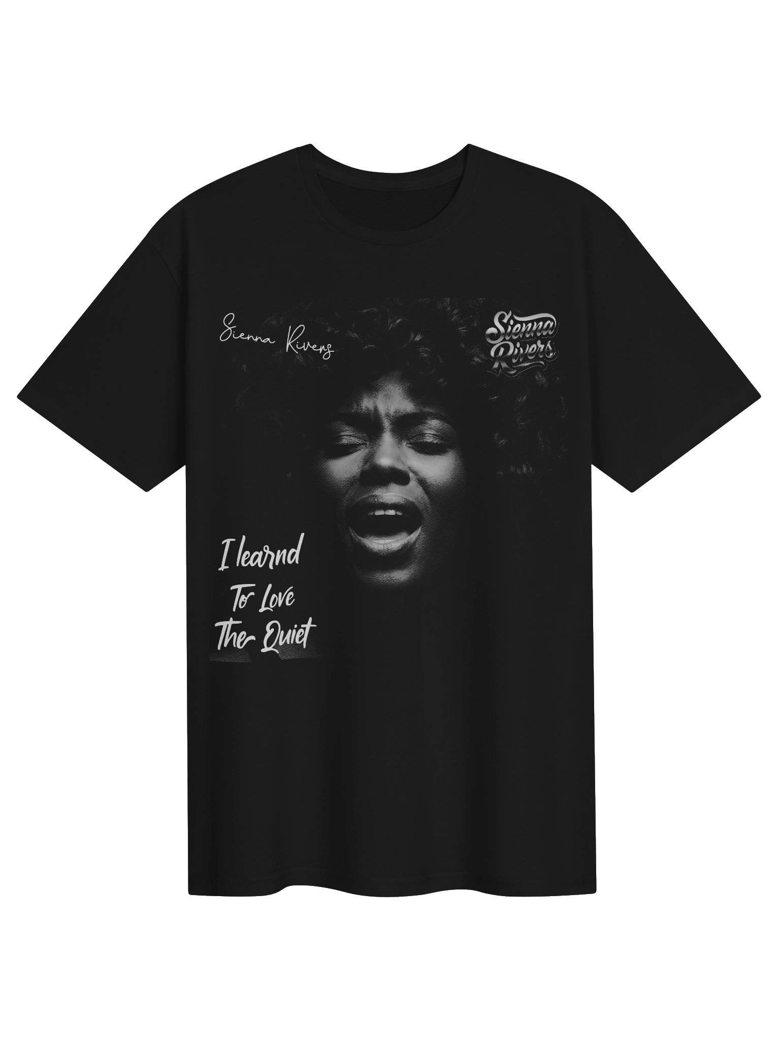 Sienna Rivers – “I Learnd To Love The Quiet” Autograph Series Tee product image (1)
