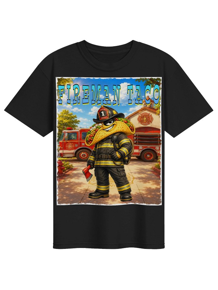 Fireman Taco Cartoon Tee - The Taco Family product image (2)