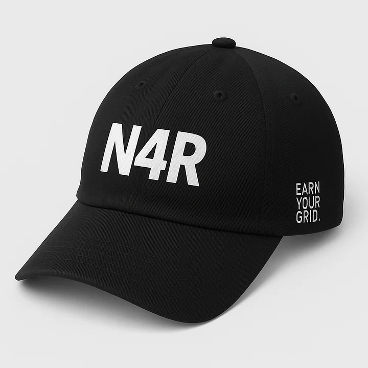 🧢 N4R Cap – "Earn Your Grid." product image (1)