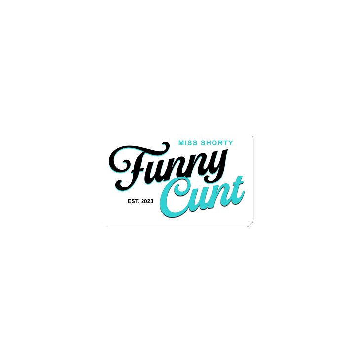 Funny C!NT Magnet - White product image (1)