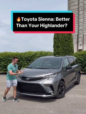Should you go ahead and trade in your Grand Highlander and buy the more practical Sienna instead? #toyota #toyotasienna #carreviews #cars #CarComparisonTikTokContest 