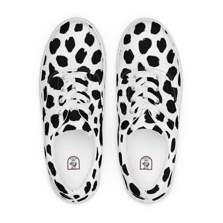 Women's Dalmatian Lace-Up Canvas Shoes, sizes 5-12 product image (2)