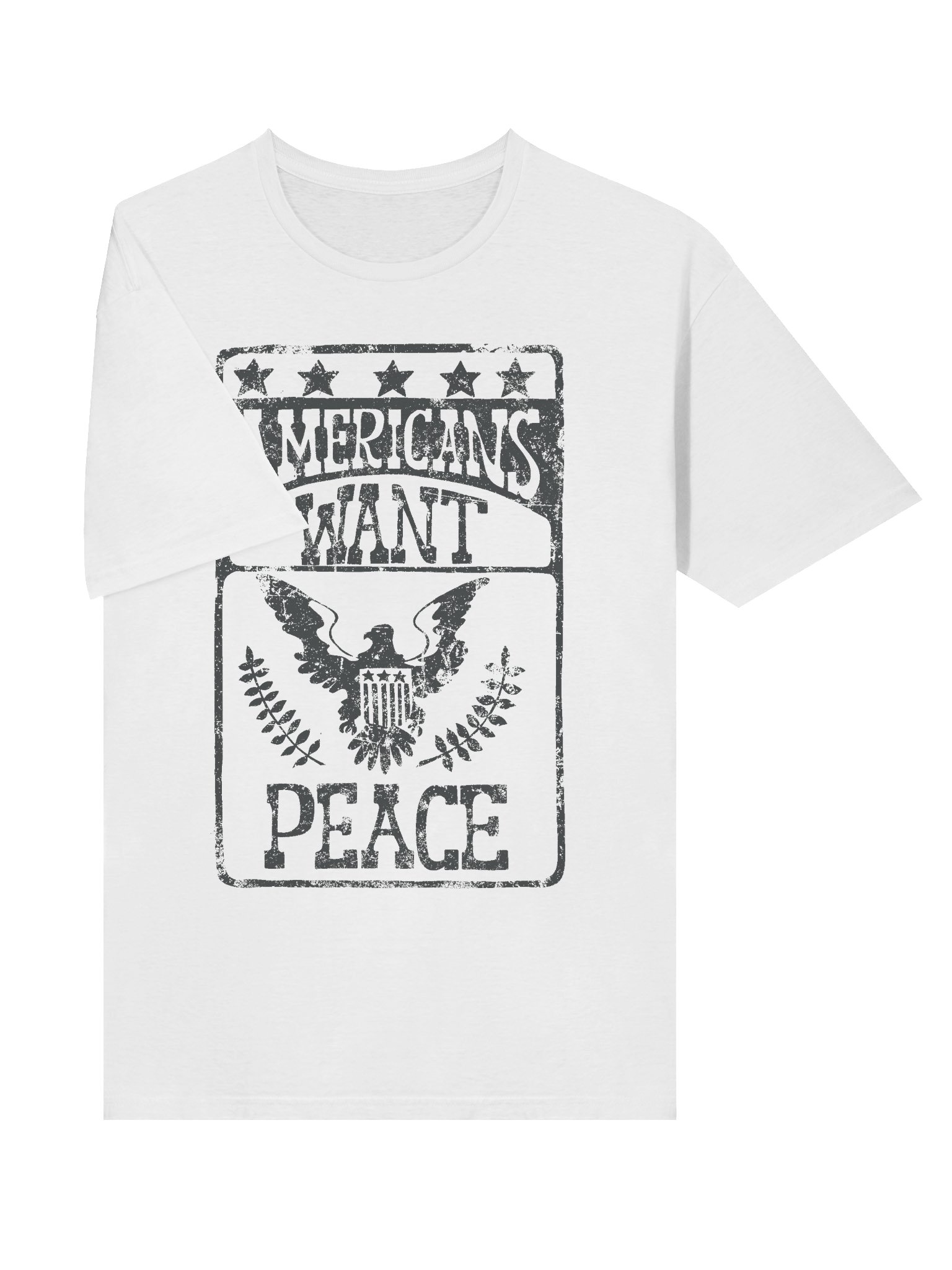 Americans Want Peace Unisex Gildan 64000 T-Shirt product image (5)