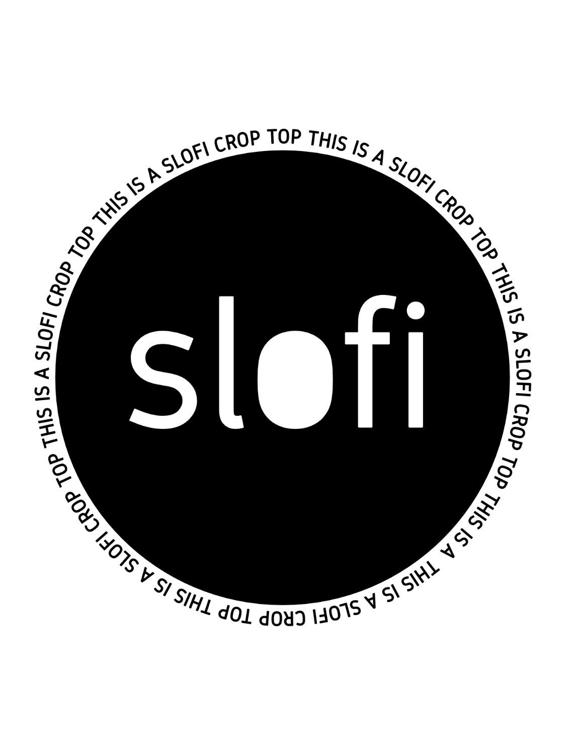 Slofi "Light Mode" Logo Crop Top product image (3)