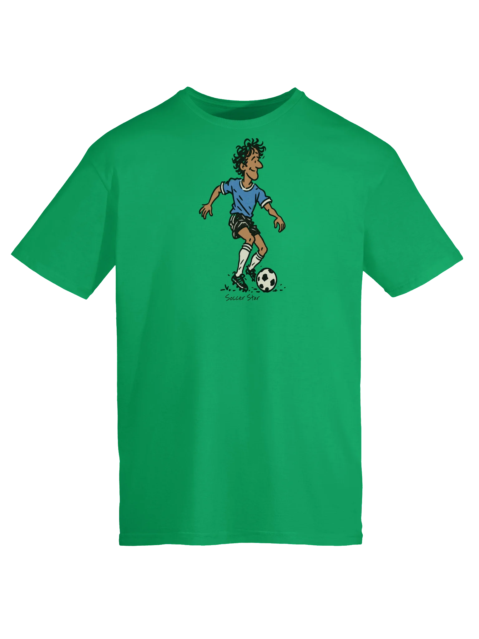 Soccer Star Cartoon Player T-Shirt product image (5)