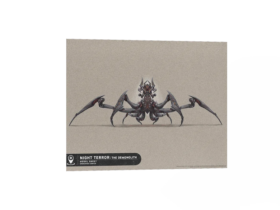 NIGHT TERROR: Demonolith Concept Art Print product image (2)