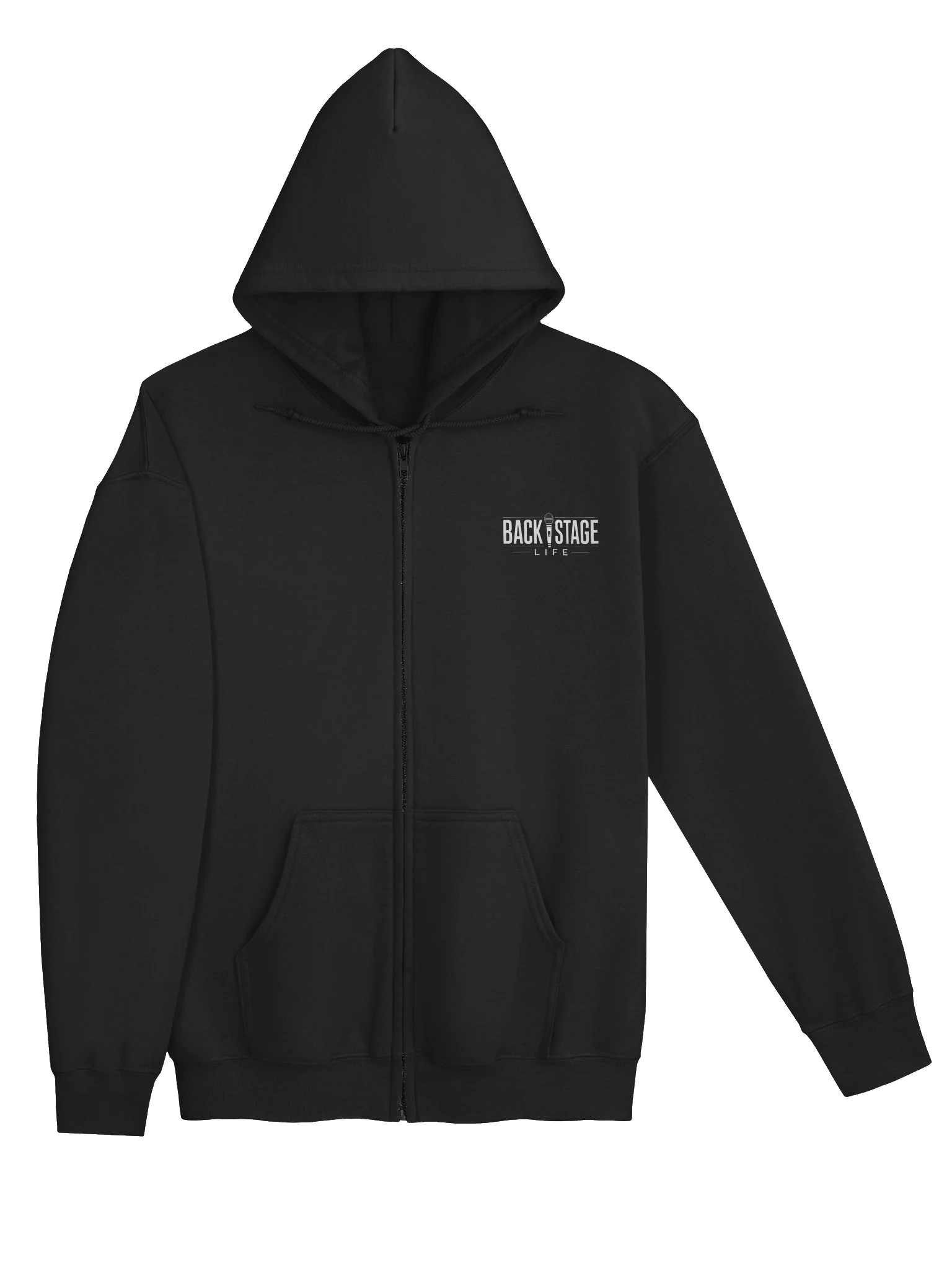 The Backstage Life Signature Zip Hoodie – The Road Starts Here product image (3)