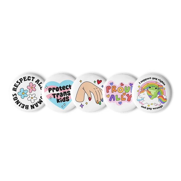 Firekin Pride Pin Set 1.25″ product image (1)