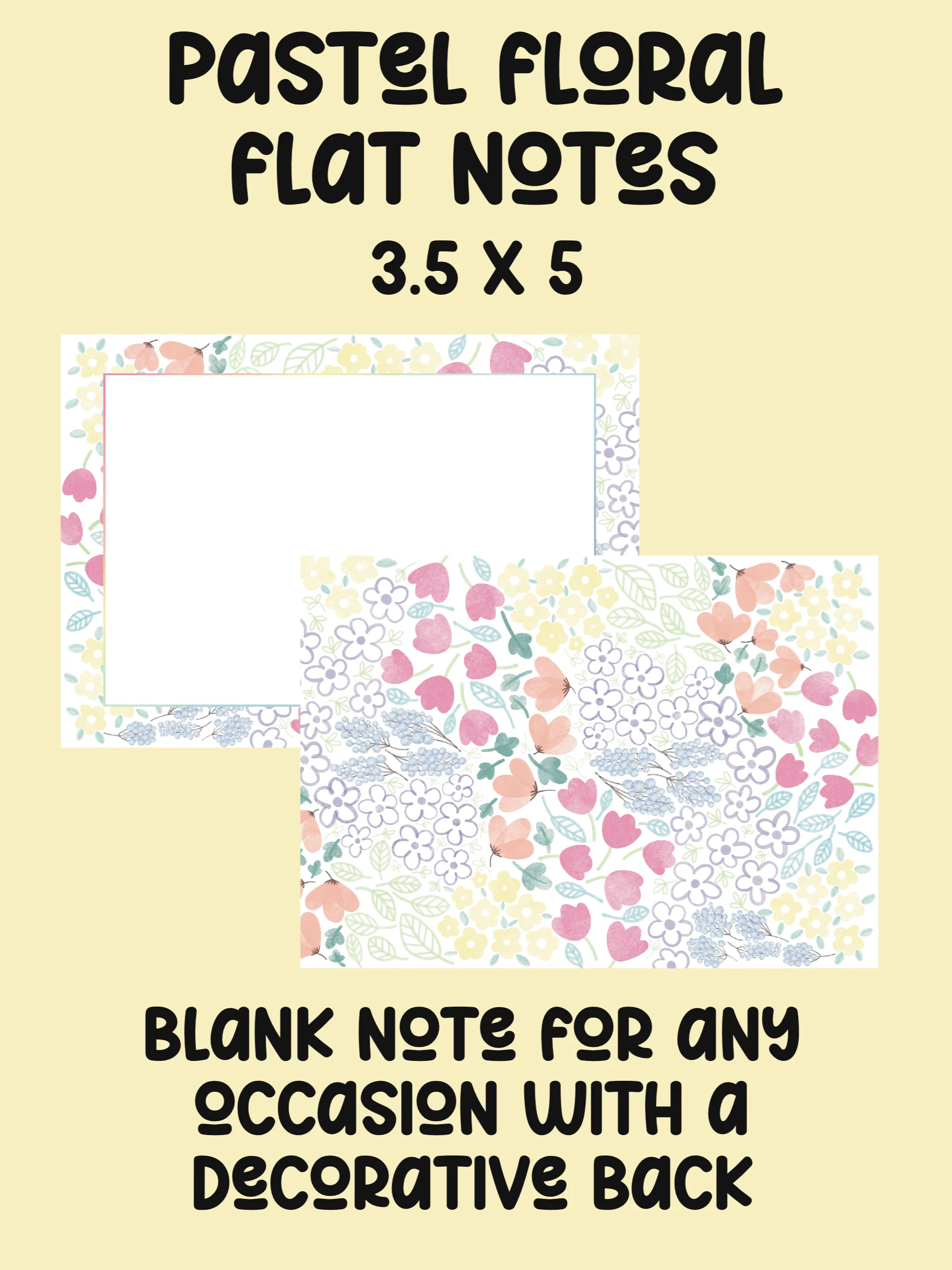 pastel floral flat notes product image (1)
