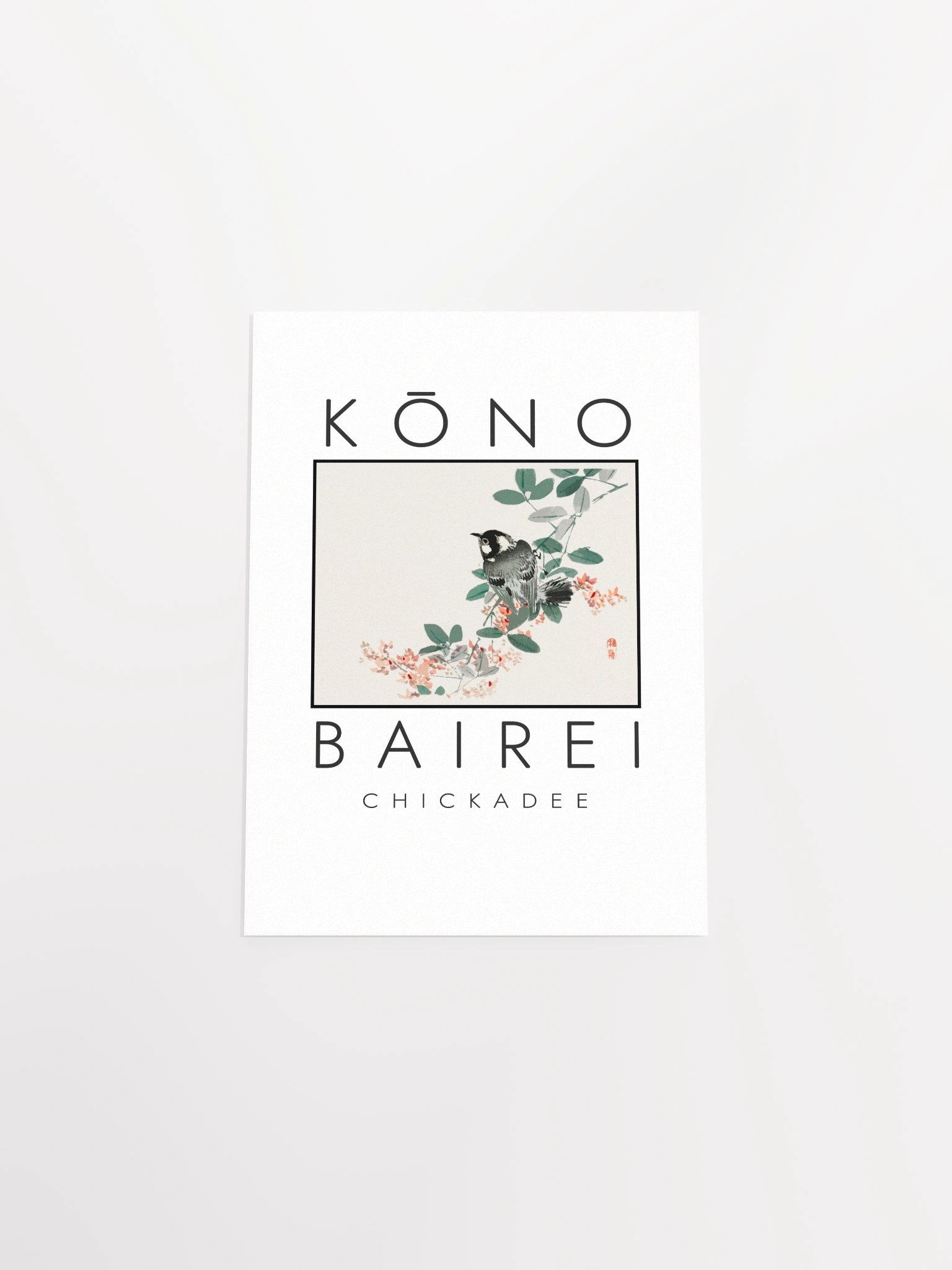 Kono Bairei Chickadee Poster product image (29)