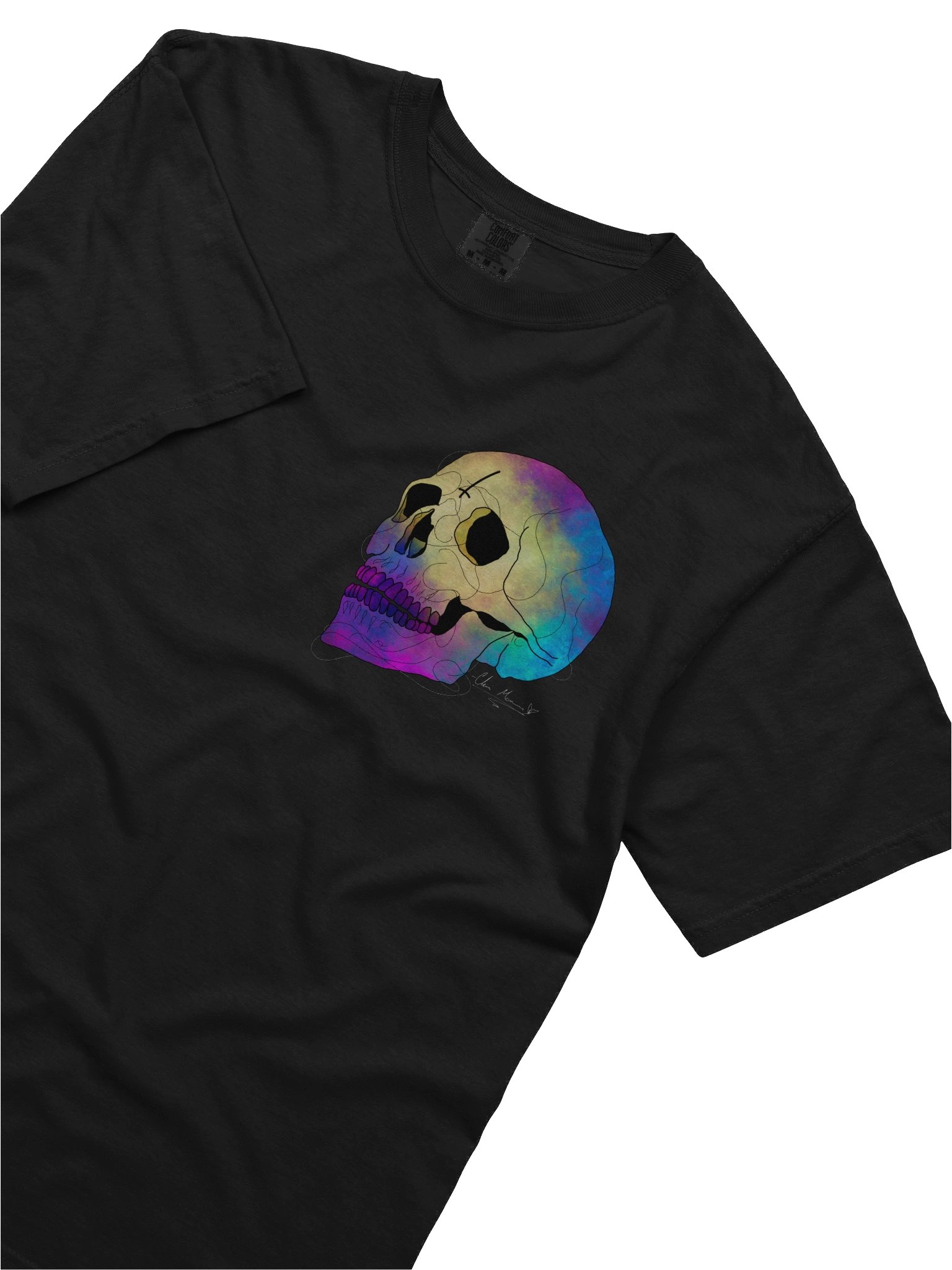 colorful skull tee product image (5)