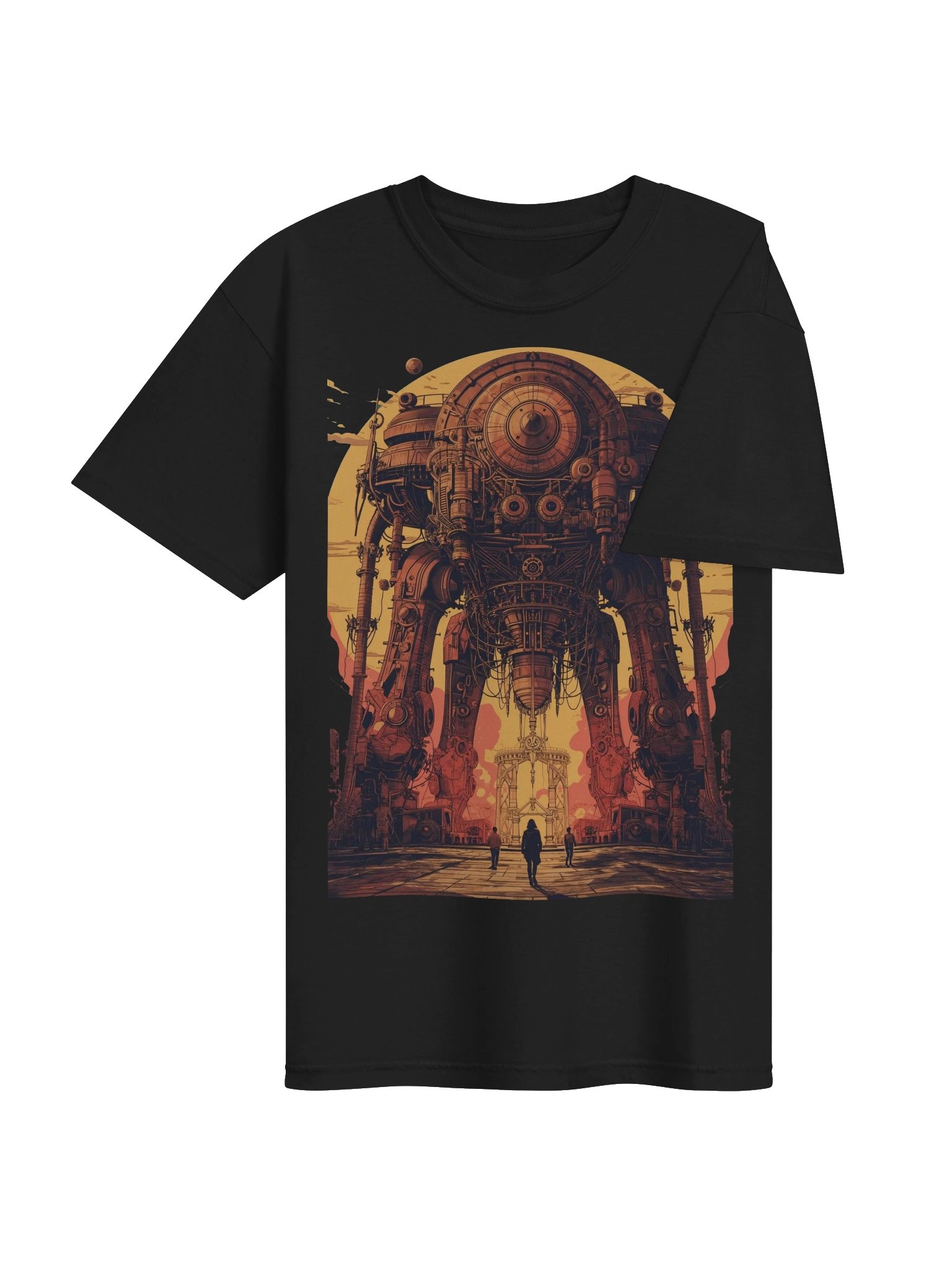 Sunset Mecha Giant Heavyweight T-Shirt product image (7)