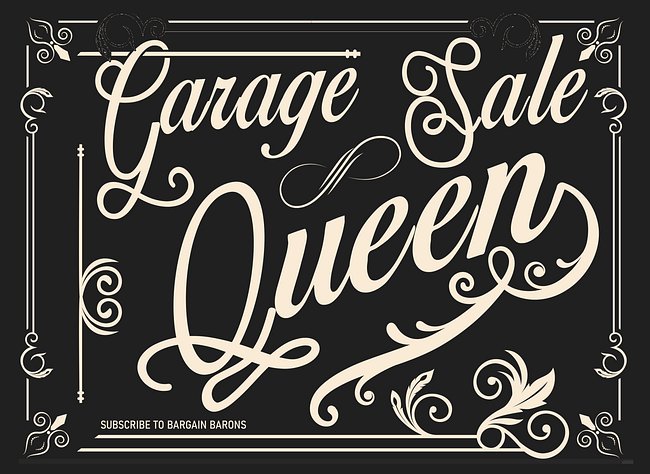 GARAGE SALE QUEEN