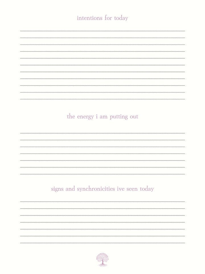Your Daily Dose Manifestation Journal | Daily Self-Reflection Printable product image (2)