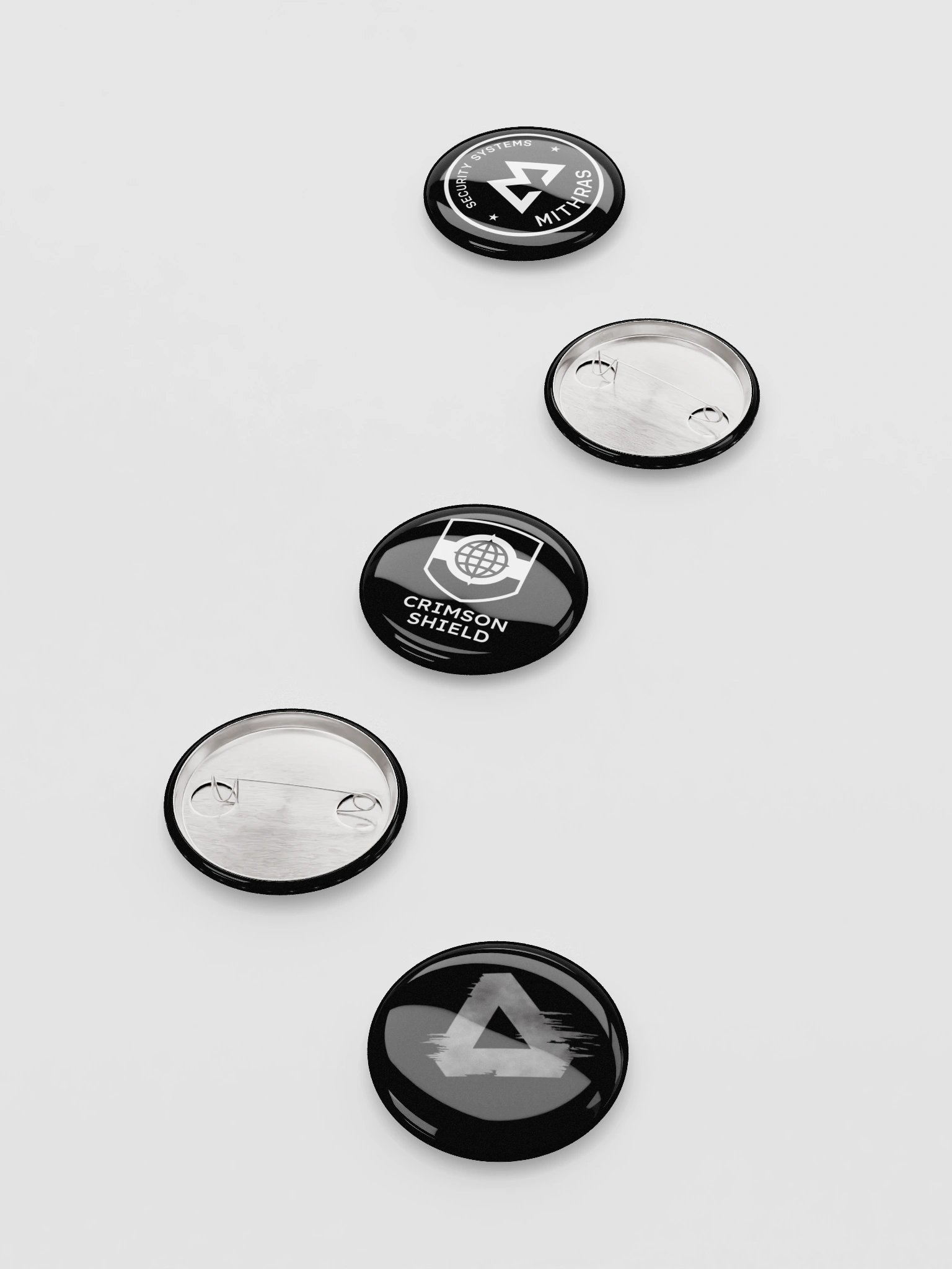 United Nations War Crime Division/PMC/GZW Smoke Logo Pins product image (4)