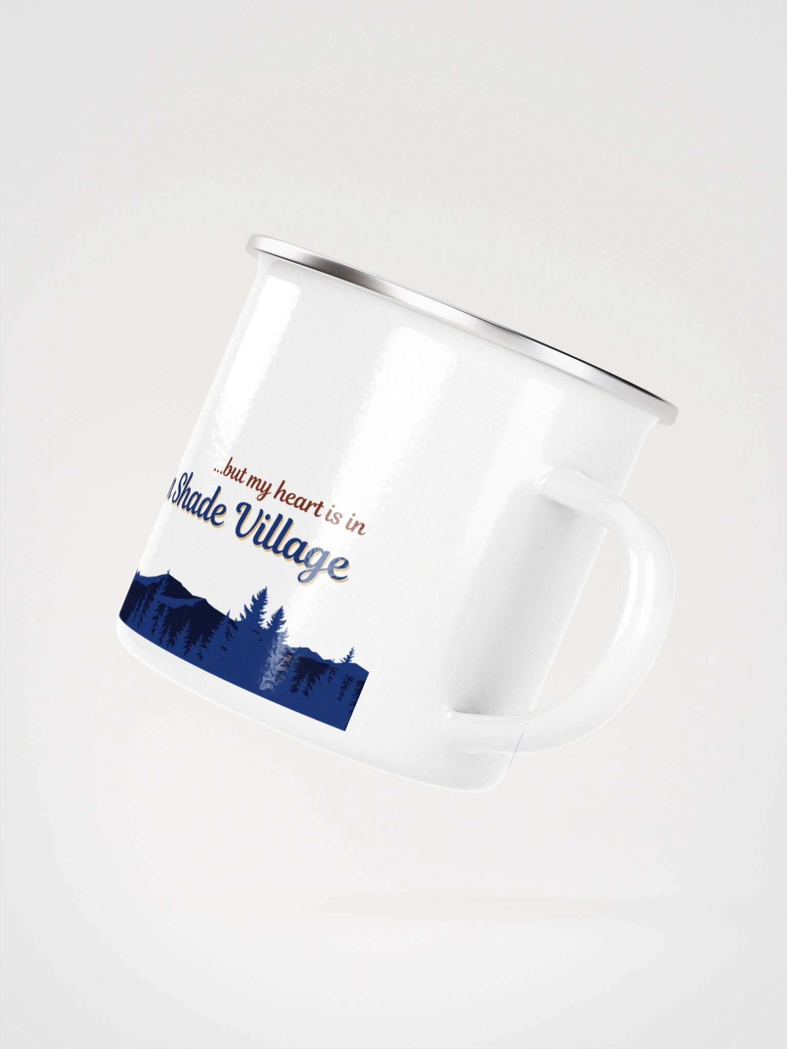 My Body is In Office Enamel Mug product image (3)