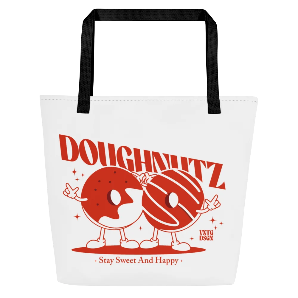 Doughnutz Retro Tote Bag product image (1)