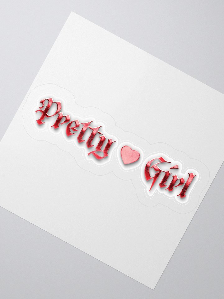 Pretty Girl Heart Sticker product image (5)