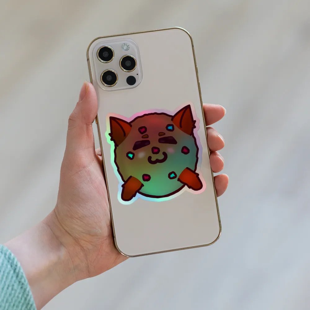 Cookie bean (holographic sticker) product image (8)