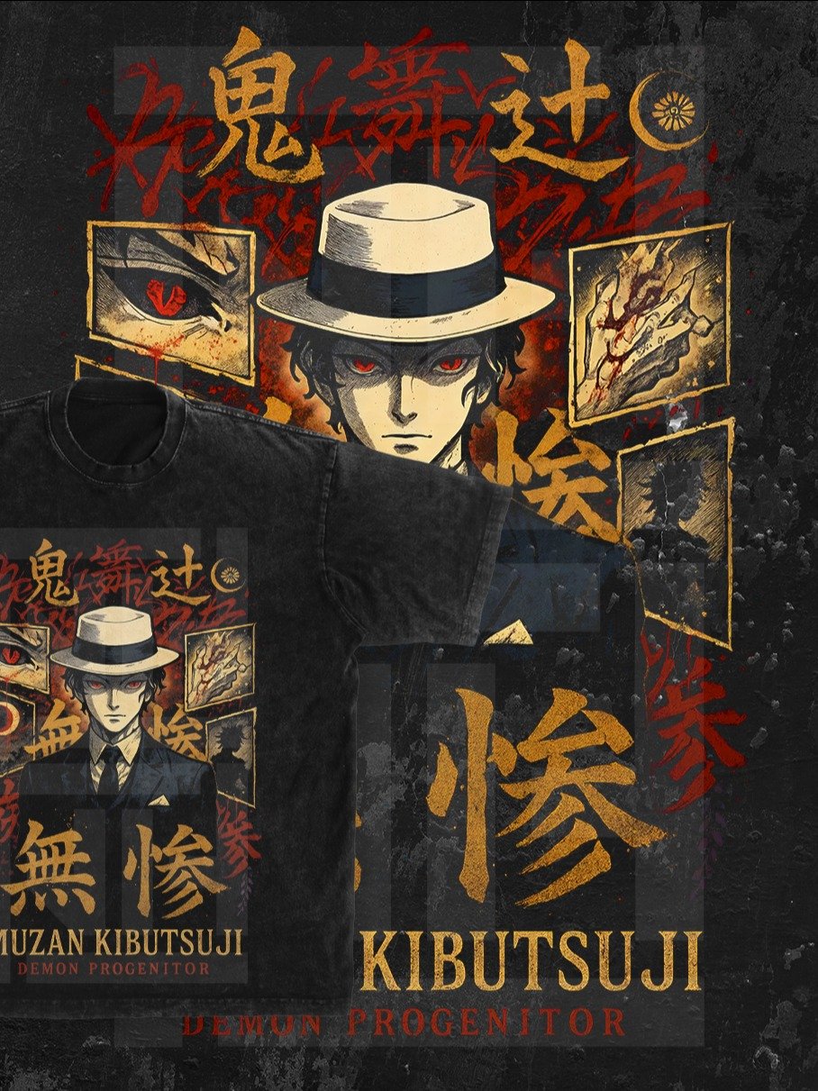 MUZAN KIBUTSUJI Demon slayer | Kimetsu no Yaiba t-shirt PNG design product image (1)