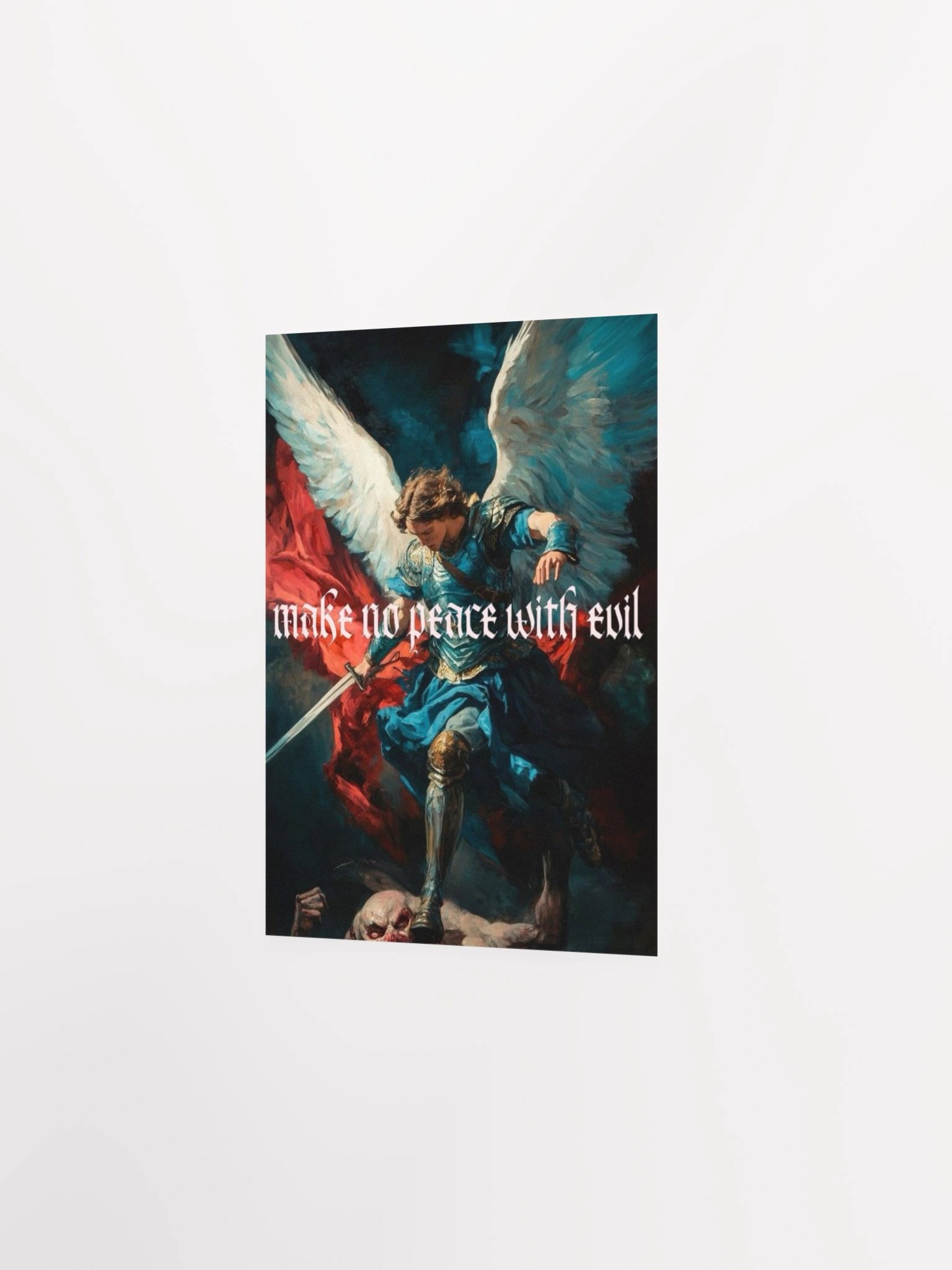 Make No Peace With Evil Saint Michael Poster product image (5)