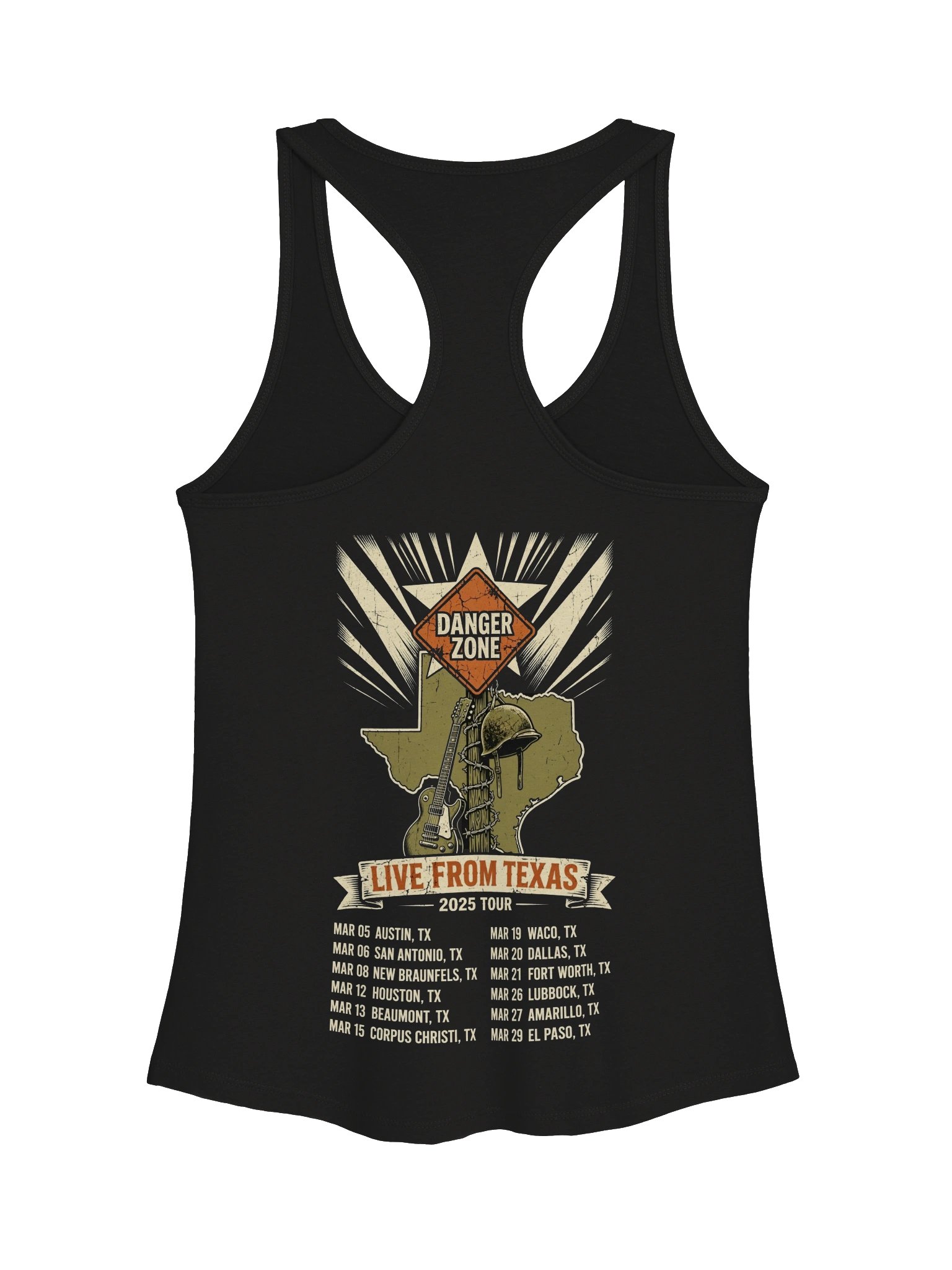 Danger Zone Texas Tour Tank product image (10)
