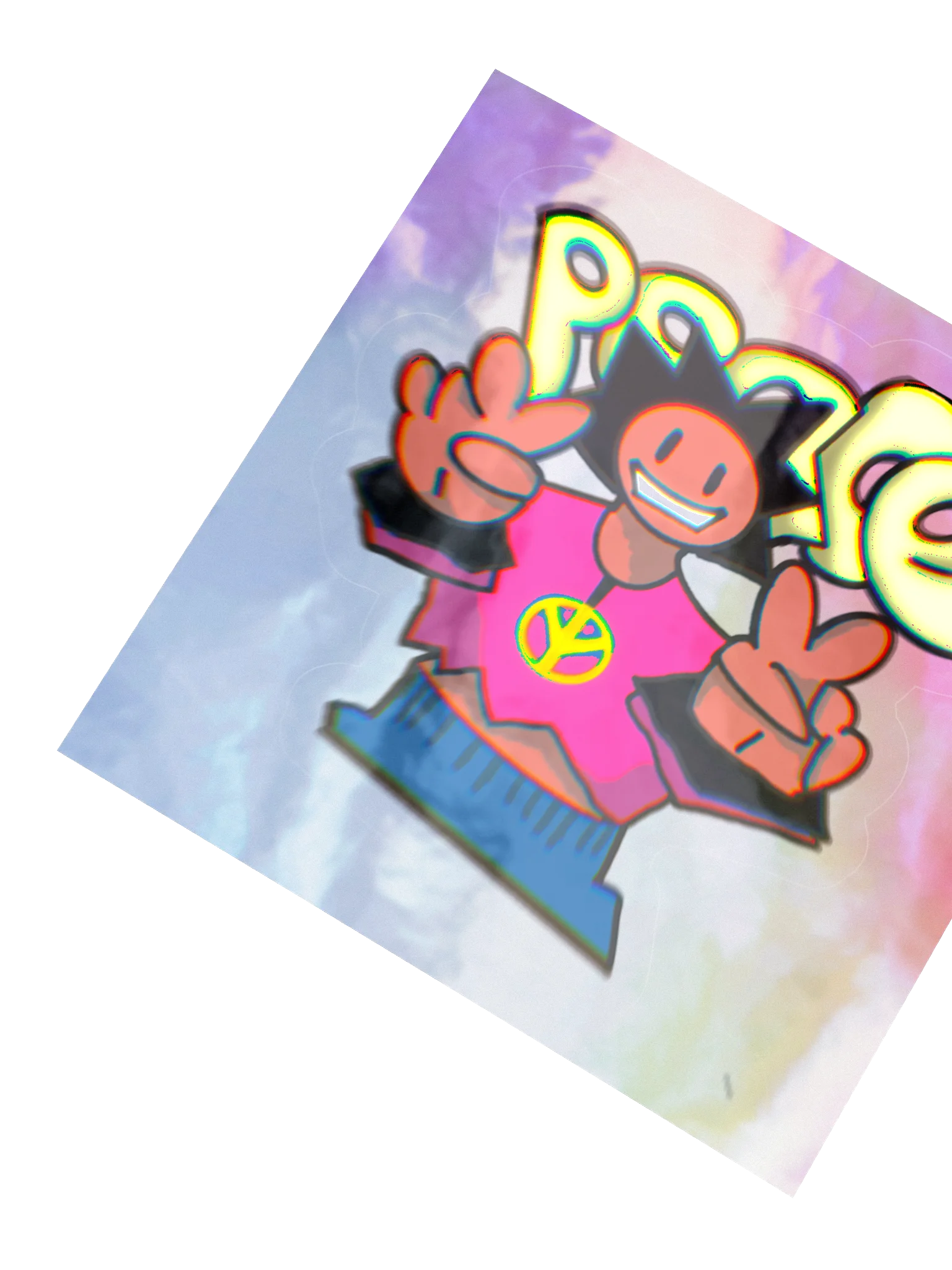 WRLD P34C3 Holo-Sticker product image (3)
