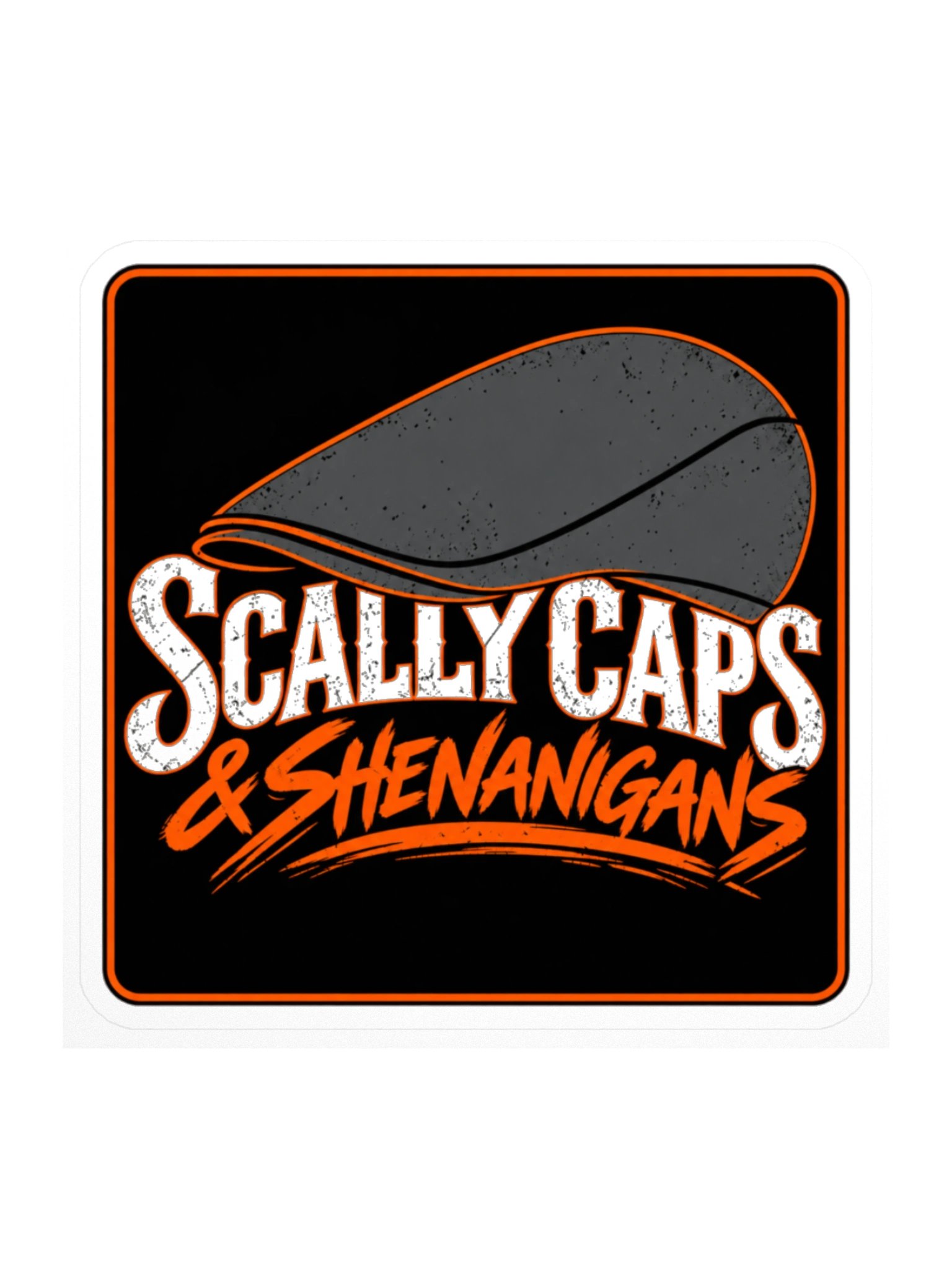 Scally Caps & Shenanigans Sticker product image (1)