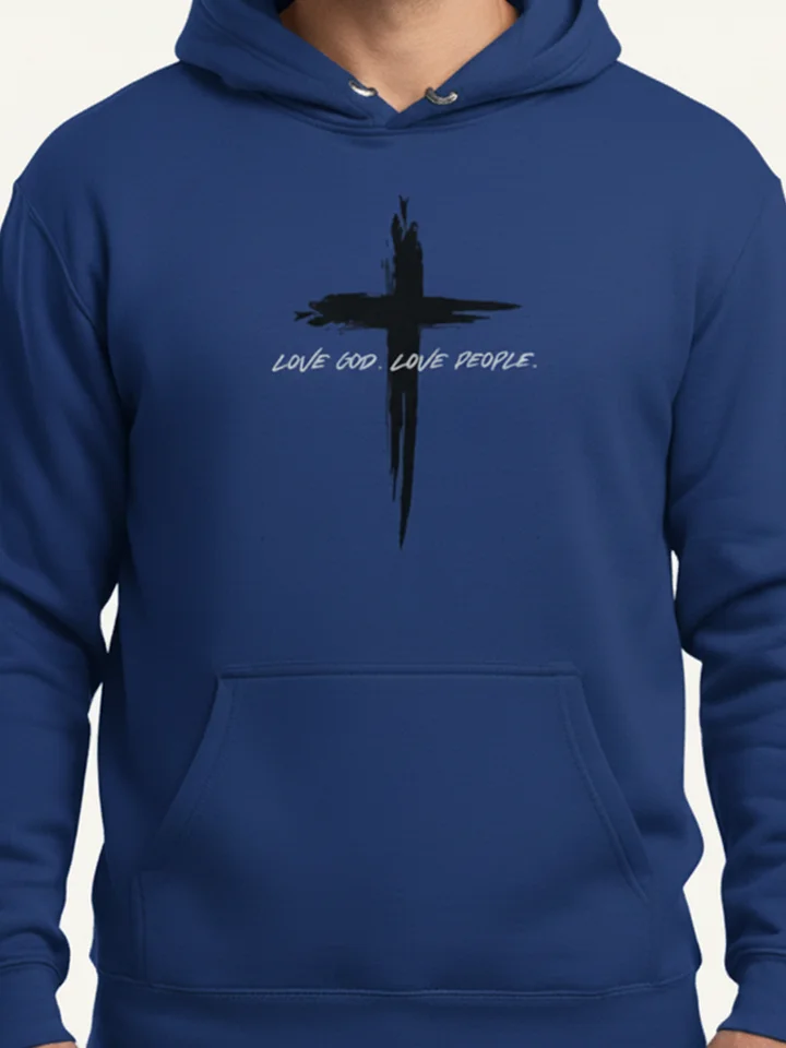 LOVE GOD UNISEX HOODIE product image (5)