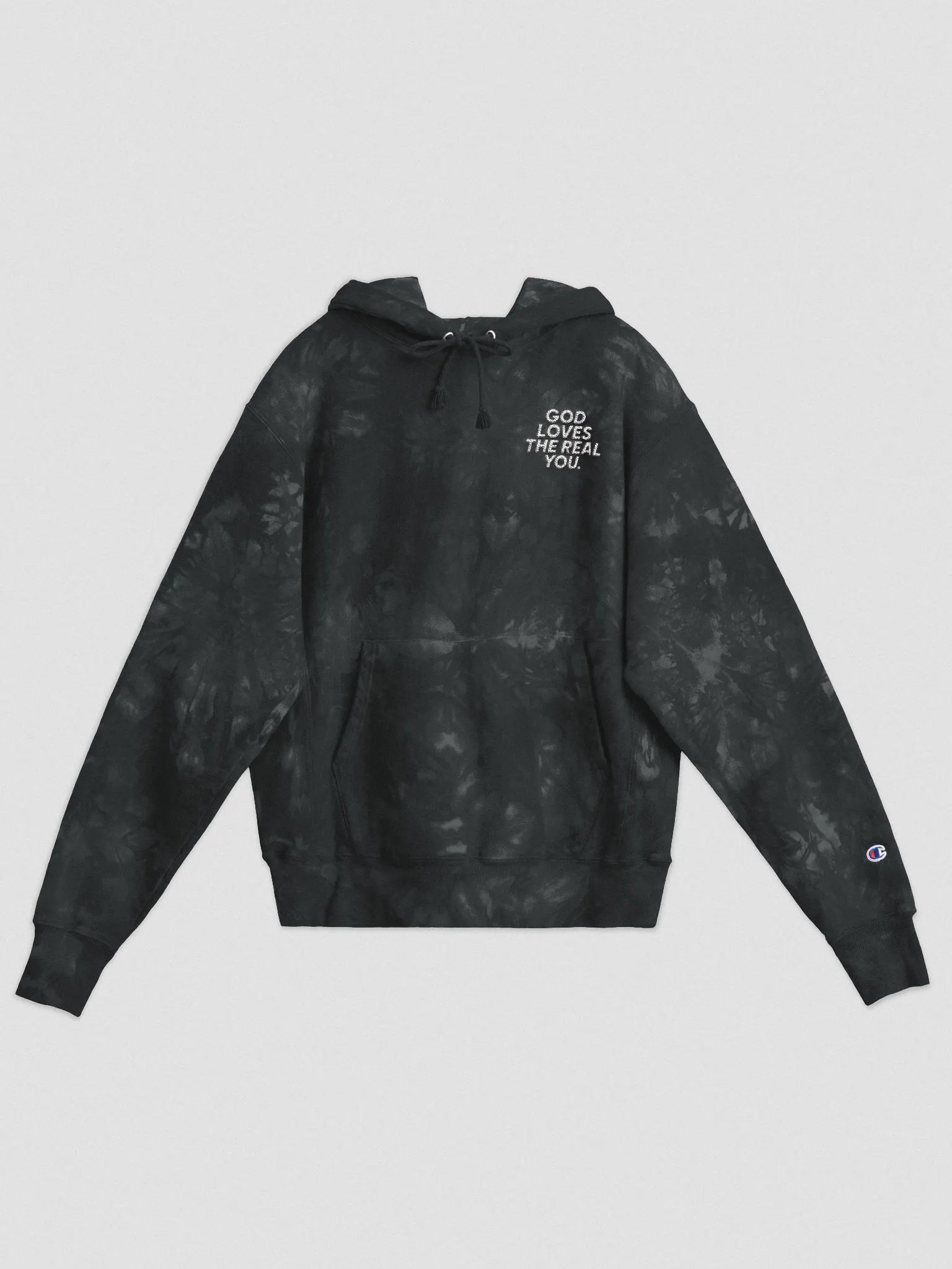 The Real One Champion Tie Dye Hoodie product image (1)