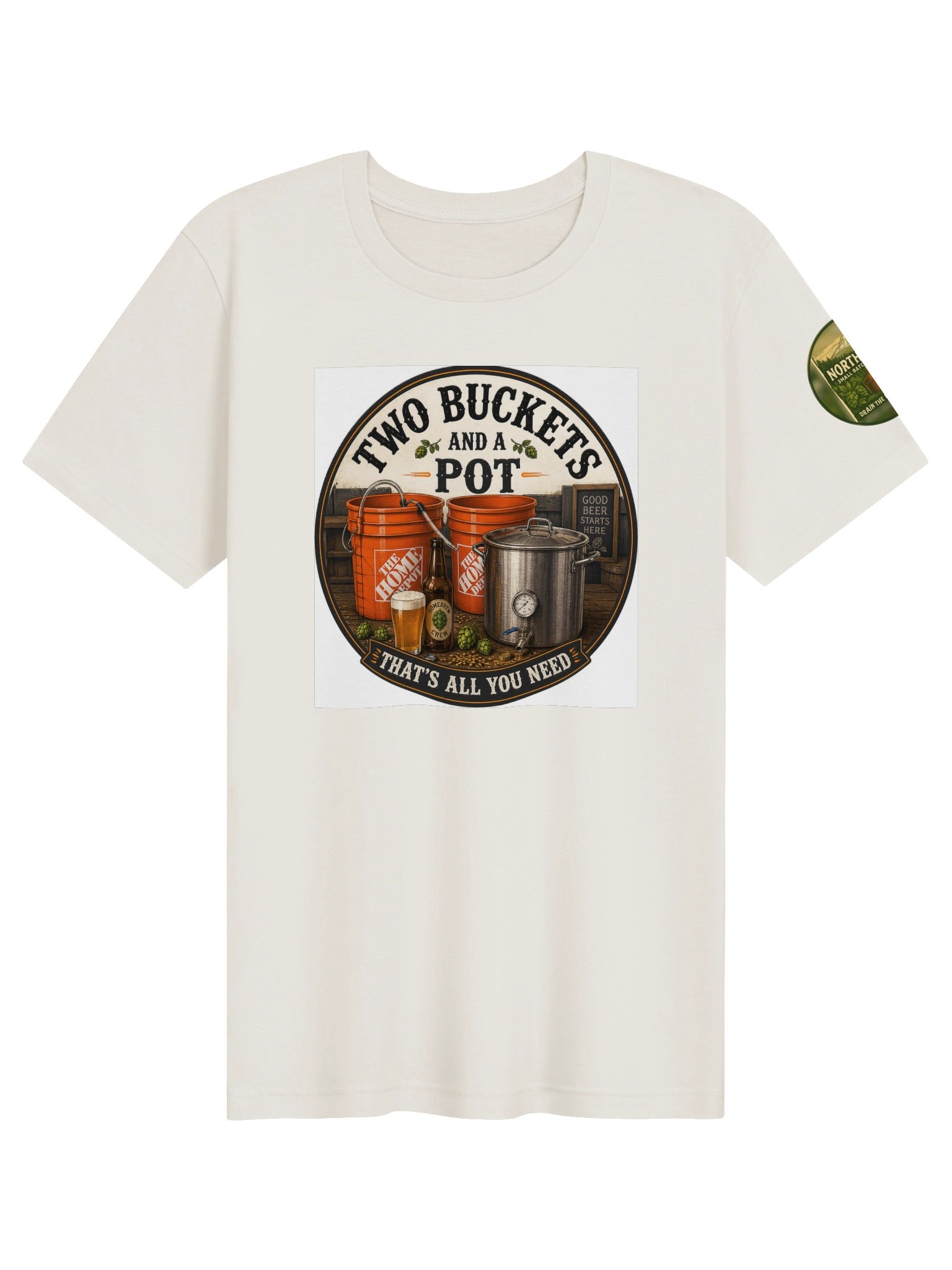 2 Buckets T-Shirt product image (1)