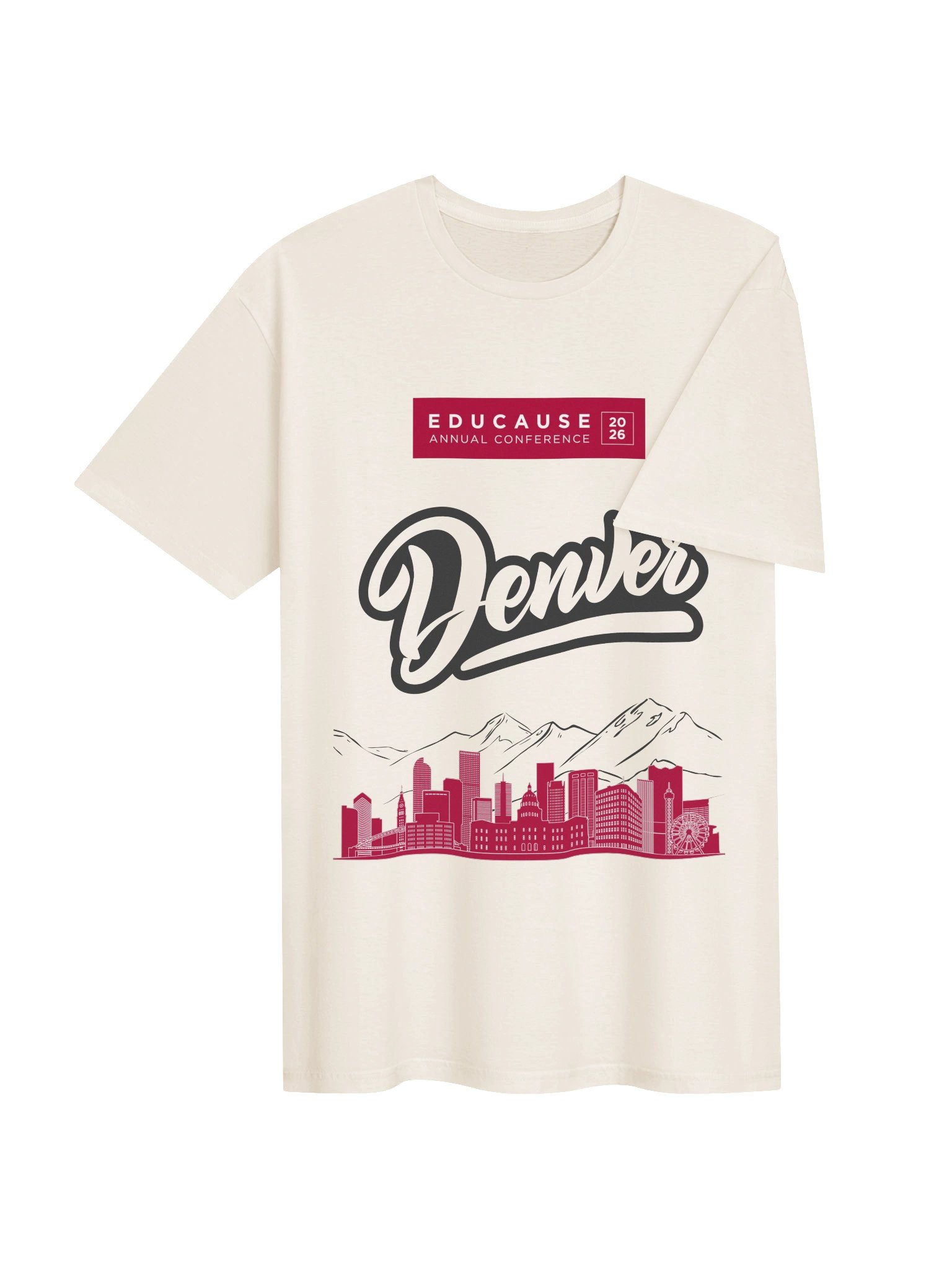 Unisex Denver Cityscape Tee Light product image (4)