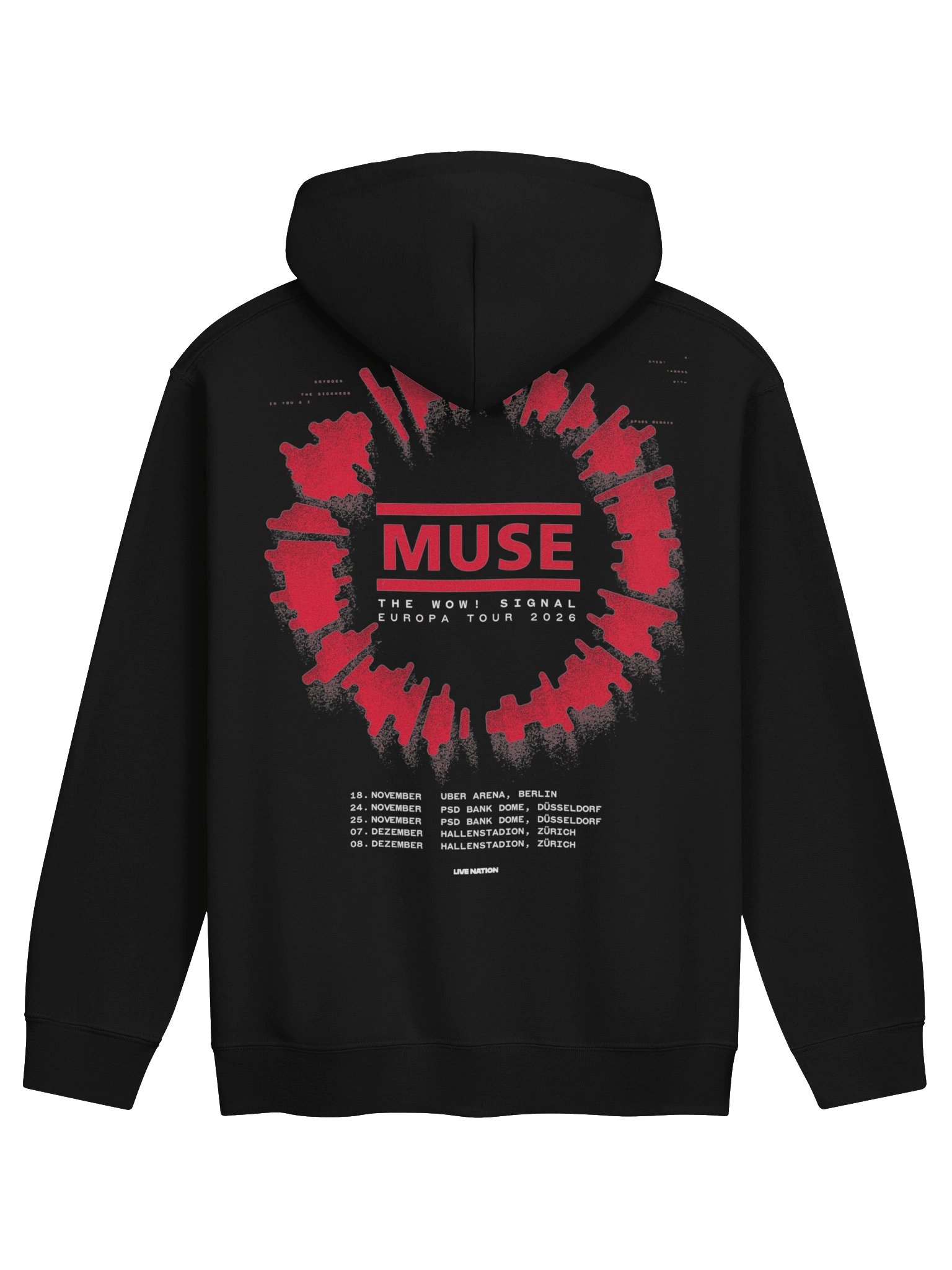 Muse – The Wow! Signal Europa Tour Merch Hoodie product image (2)