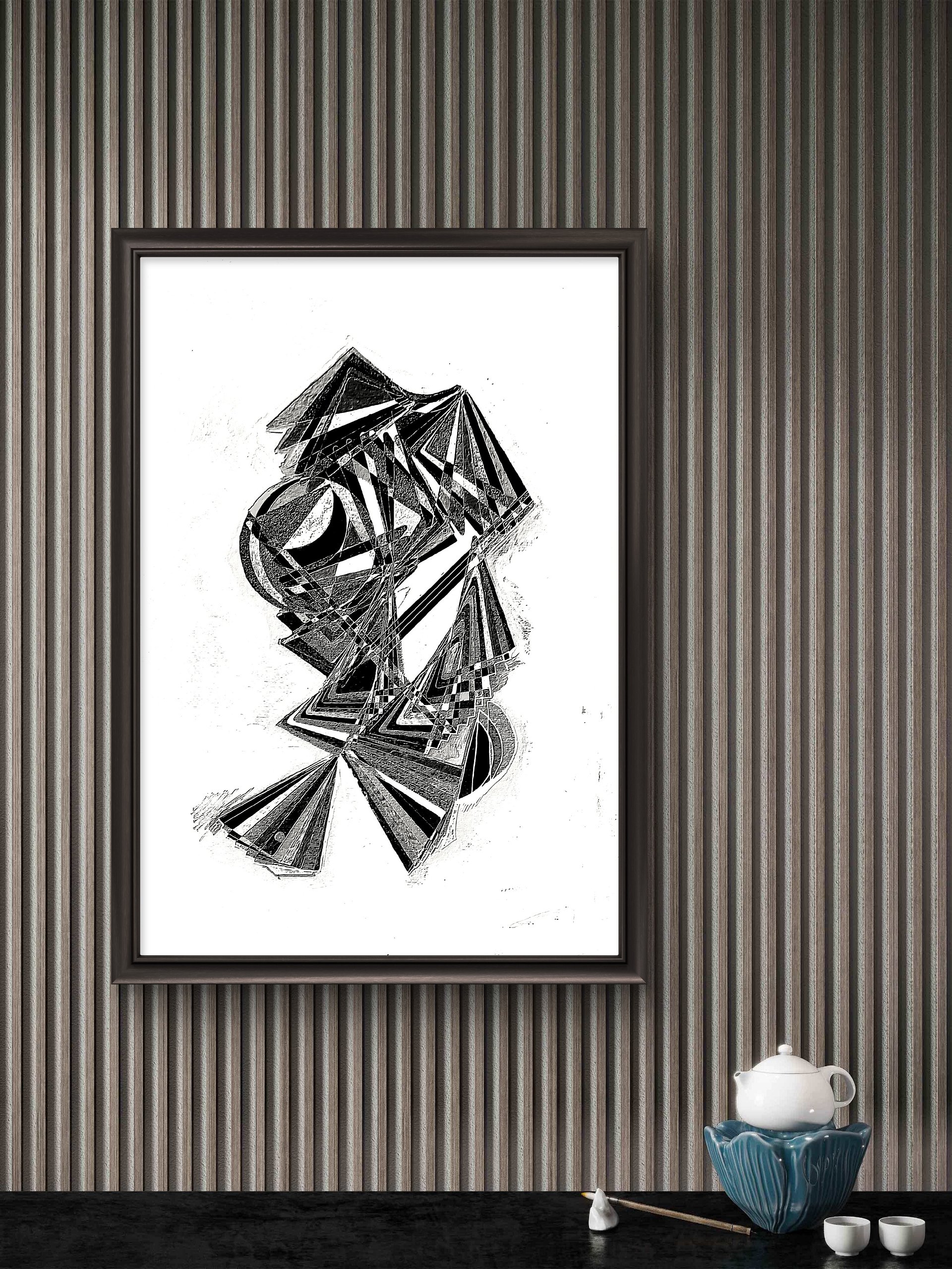 The Samurai 2026 (B&W) — Fine Art Print with Frame product image (75)