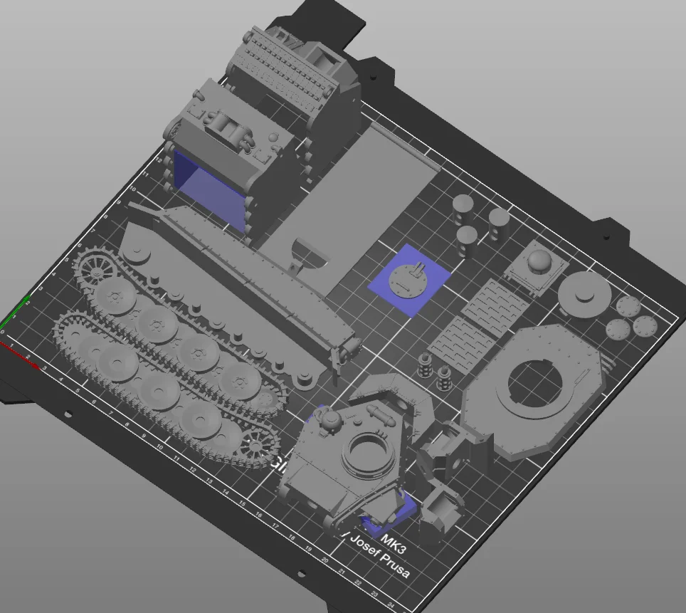 Grim Tiger Battle Tank STLs product image (6)
