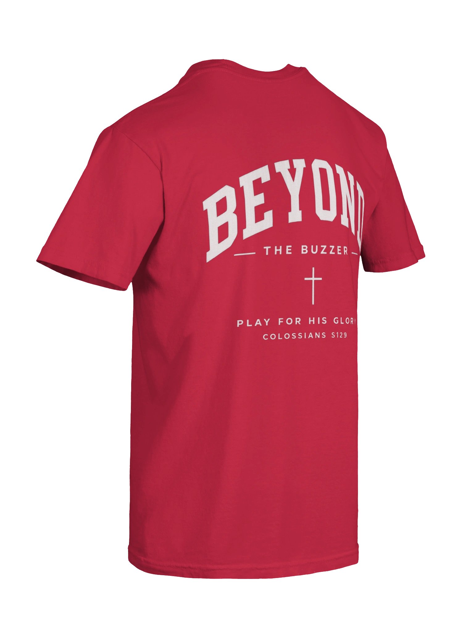 Beyond the Buzzer Basic Red Tee product image (8)