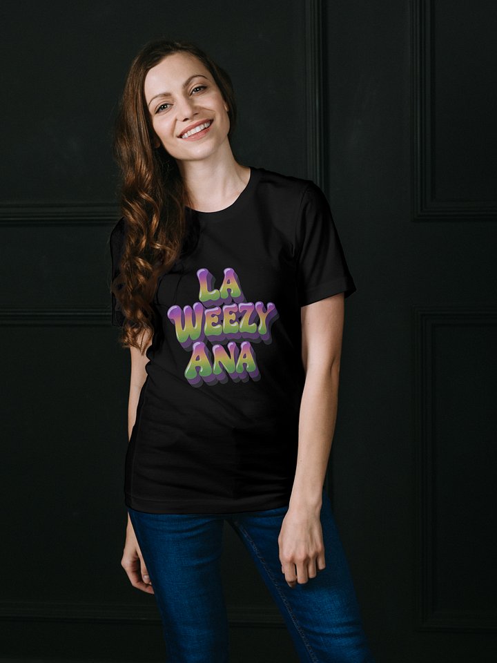 LA WEEZY ANA Gradient Cartoon T-Shirt product image (1)