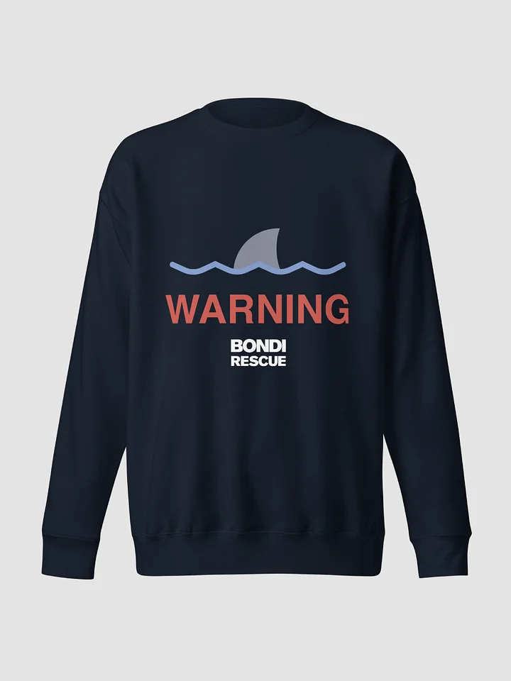 Classic Bondi Rescue Shark Warning Unisex Premium Sweatshirt product image (2)