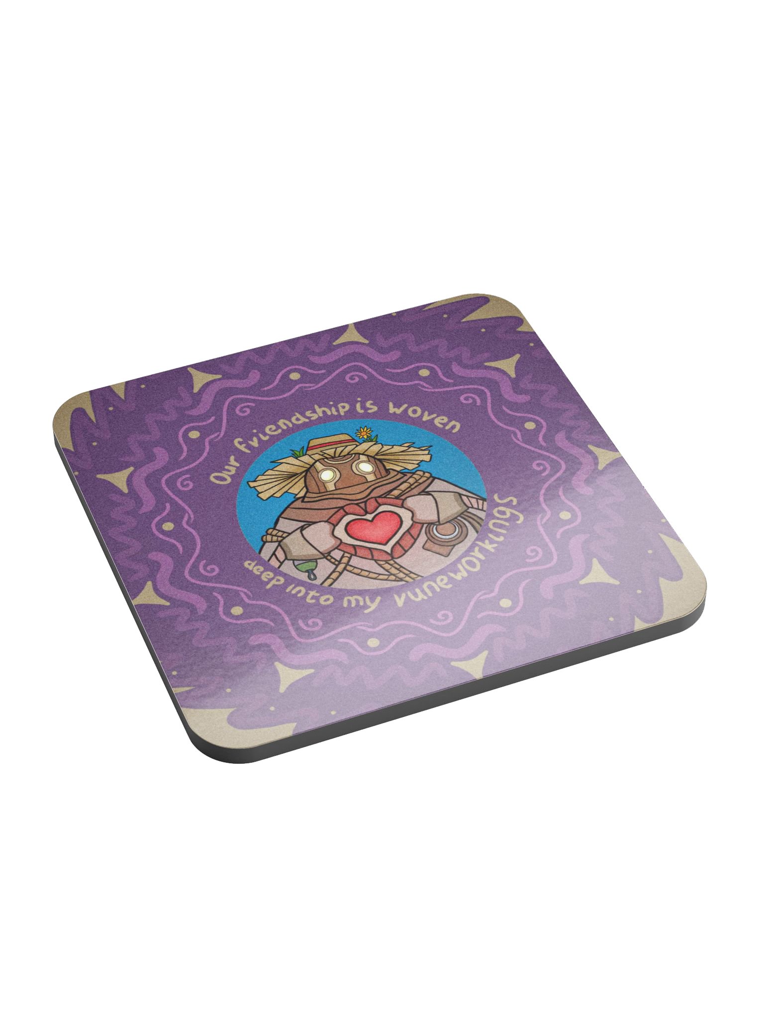 Palia Einar - Glossed Cork Coaster product image (1)