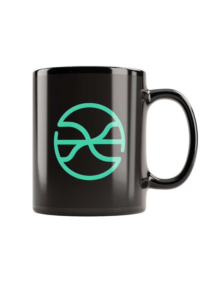 Many Worlds glossy mug black product image (1)
