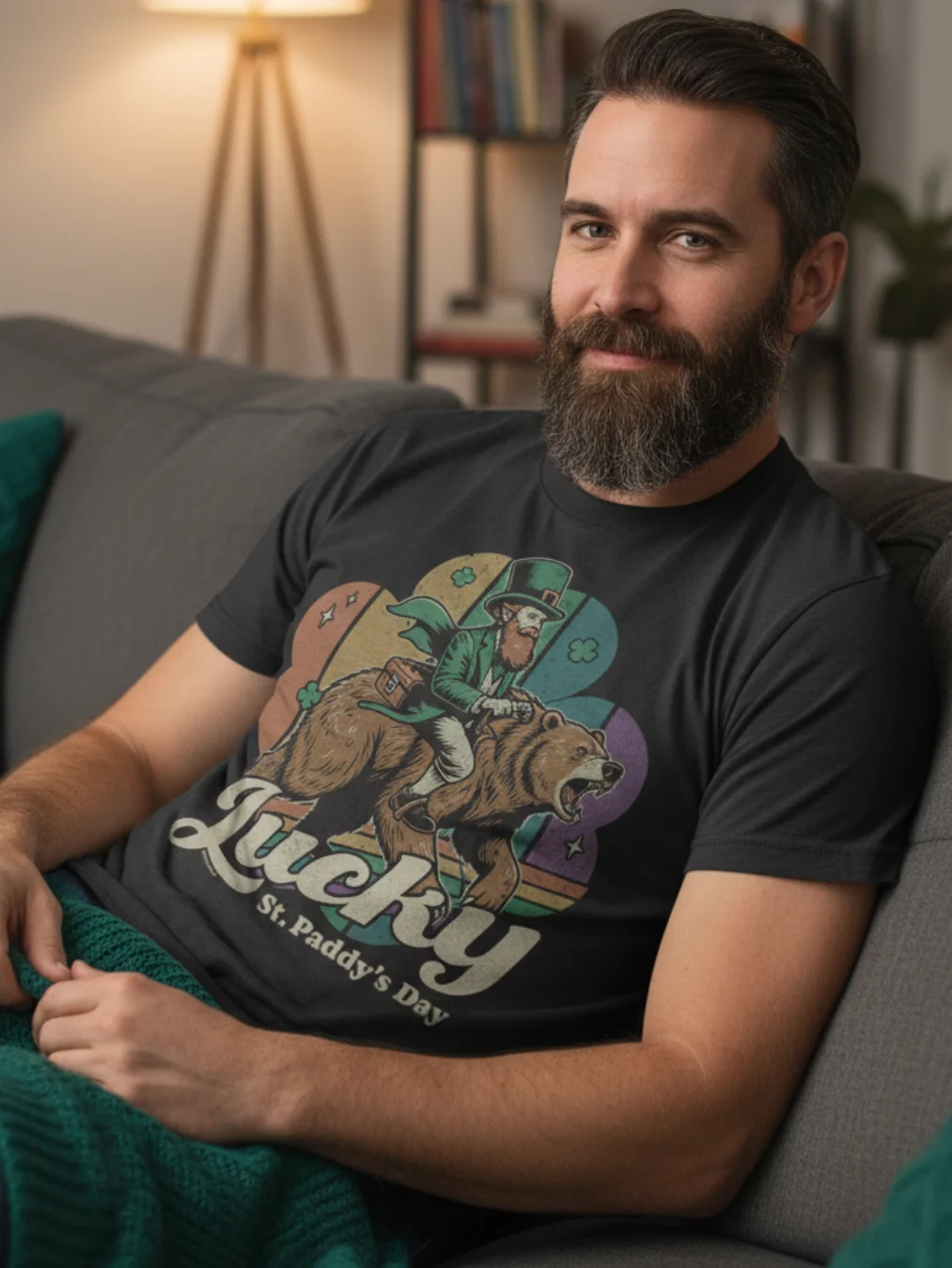 Lucky Bear Rider T-Shirt product image (4)