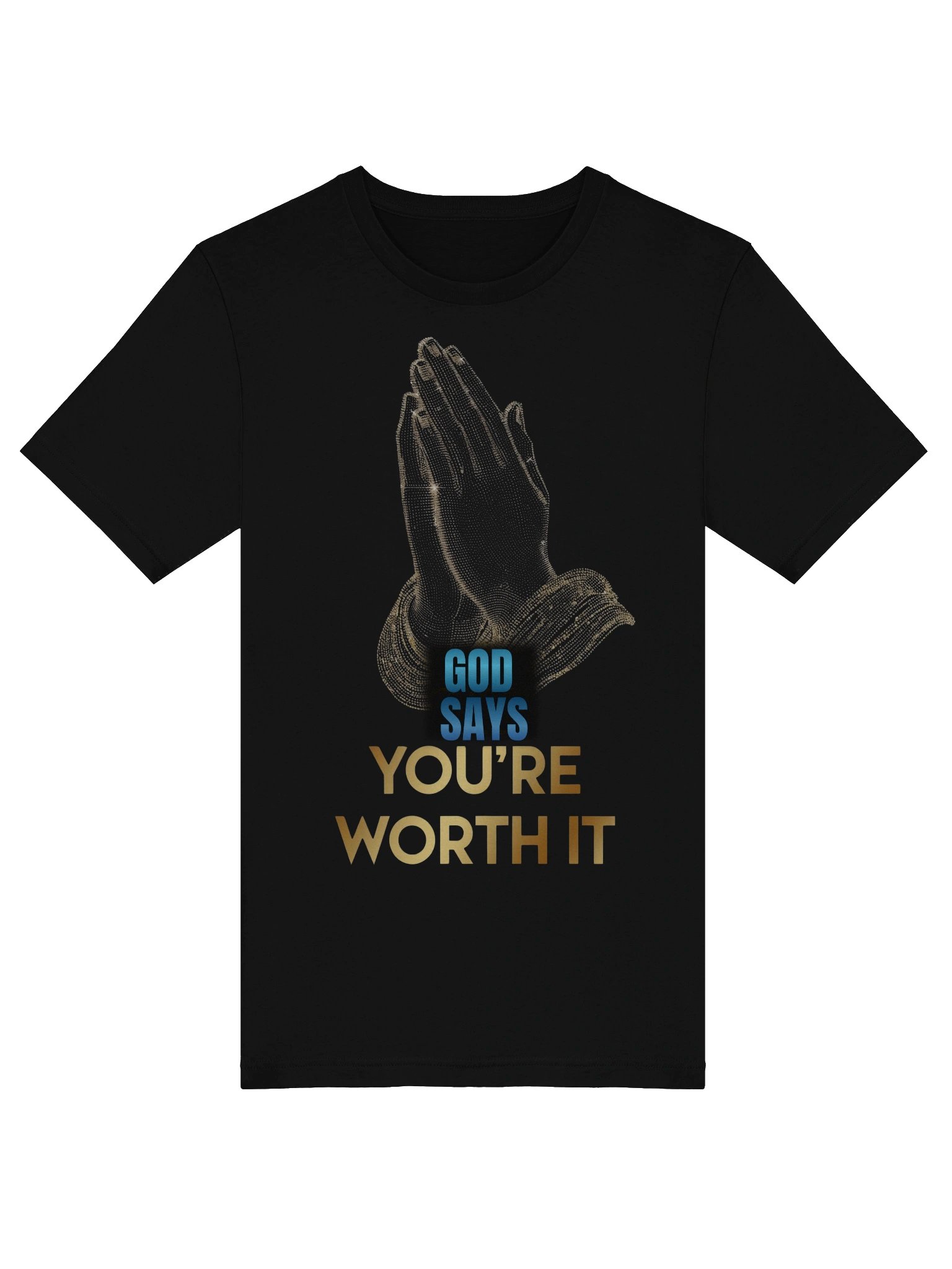 God Says You're Worth It -Divine Worth T-Shirt product image (5)