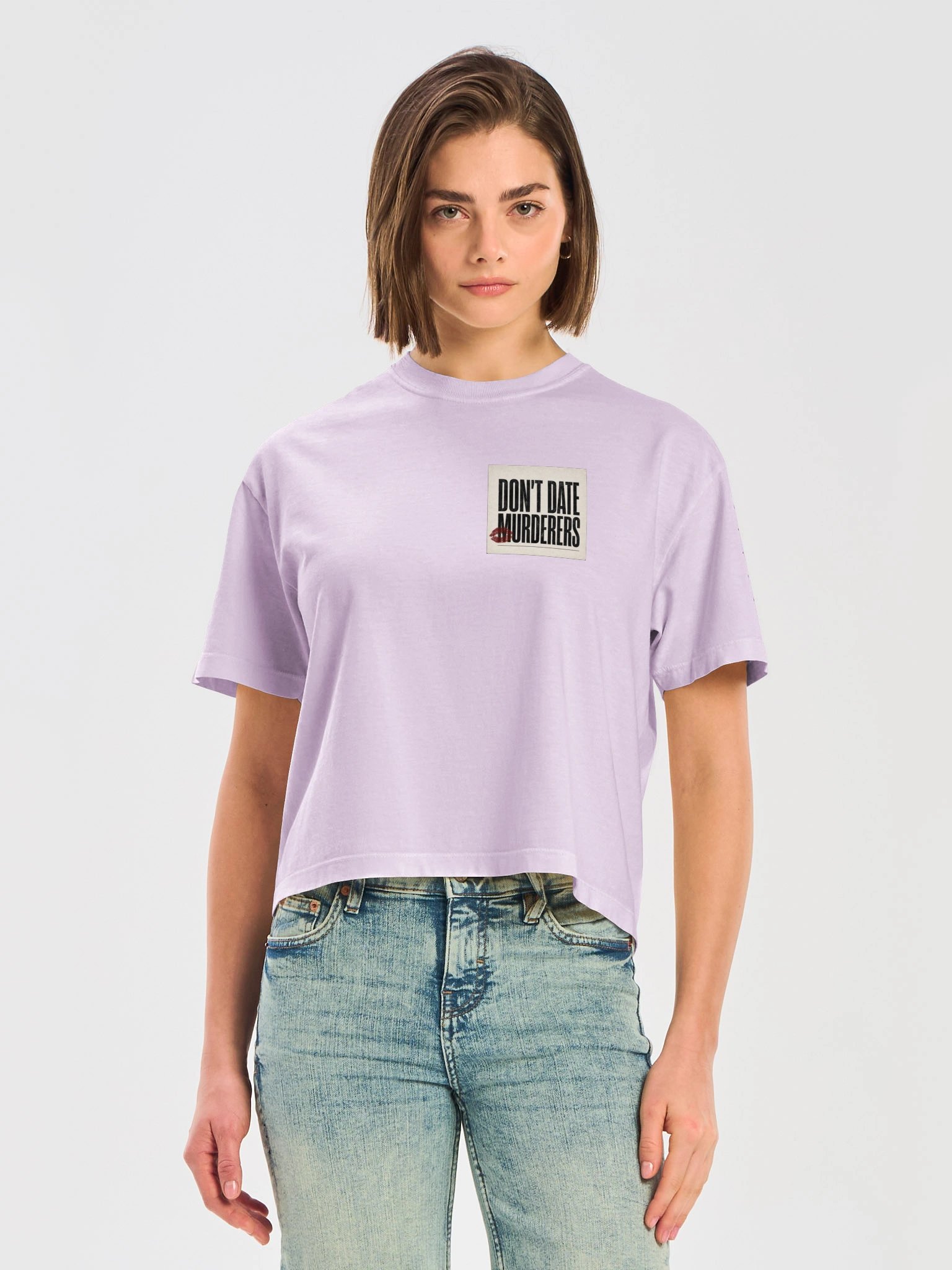 The Evidence Label Tee (Women's Boxy) product image (29)