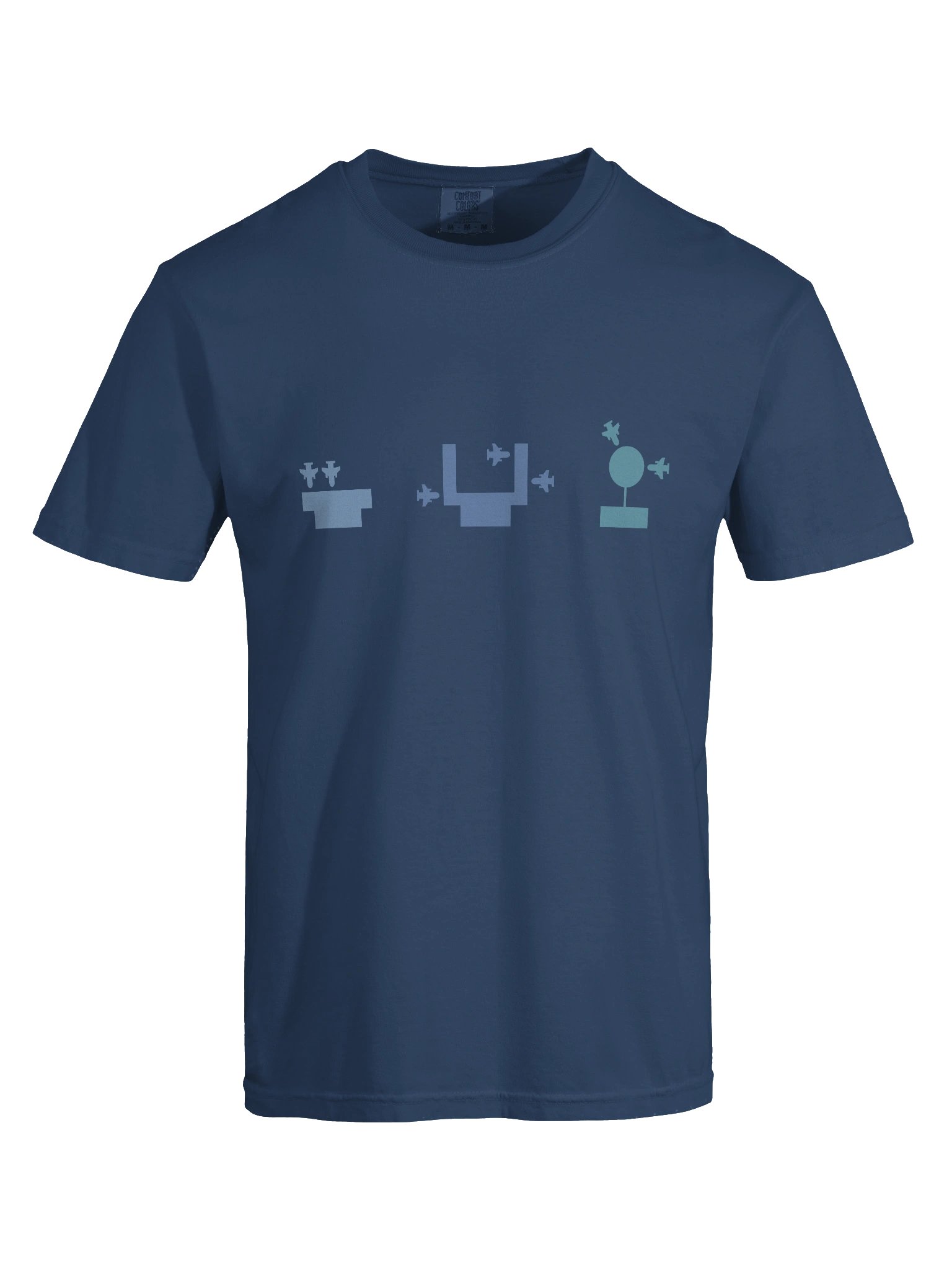Terminal Layouts T-Shirt - Blue (100% heavyweight cotton) product image (13)