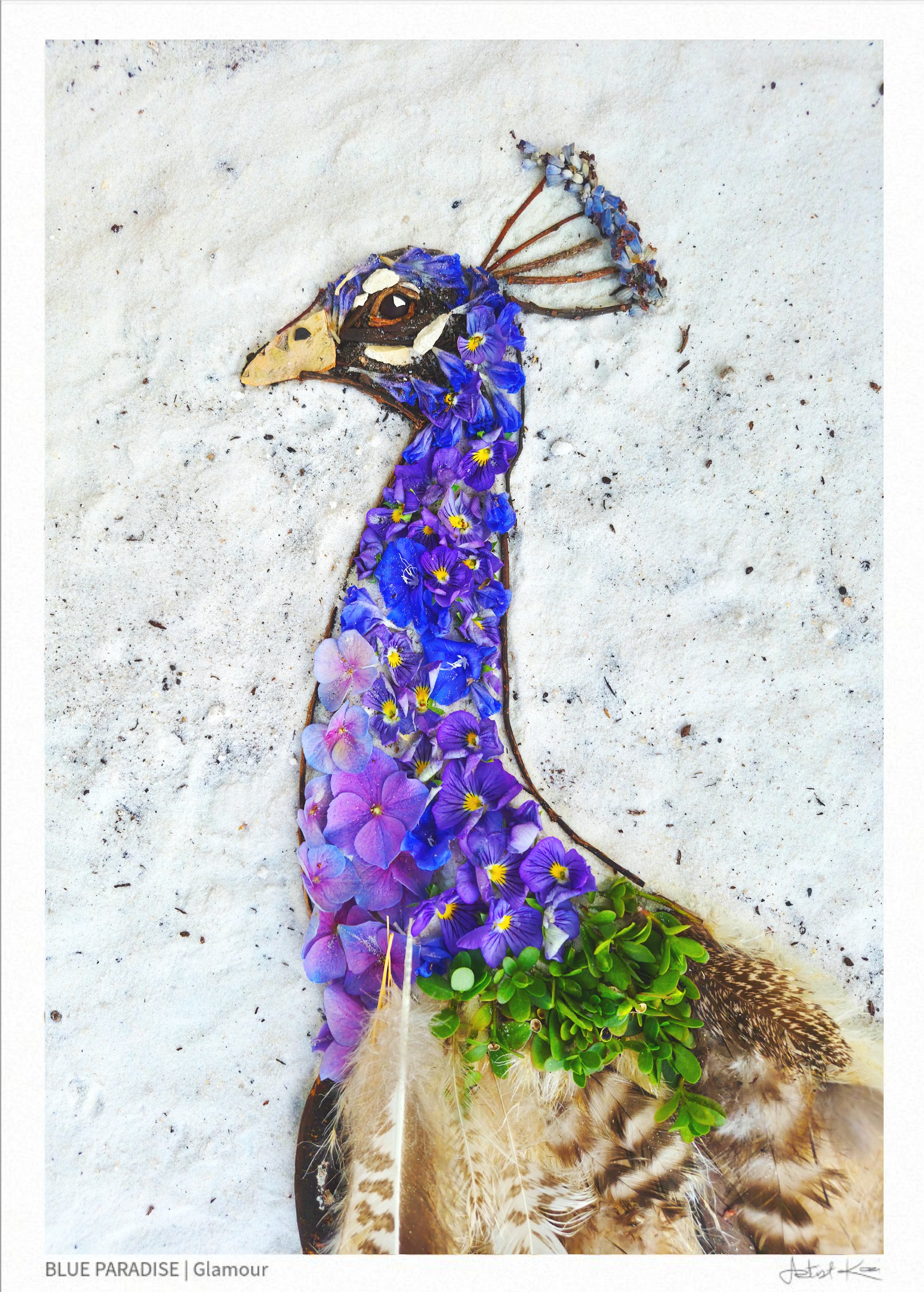 BLUE PARADISE: Glamour | Fine Art Print product image (1)