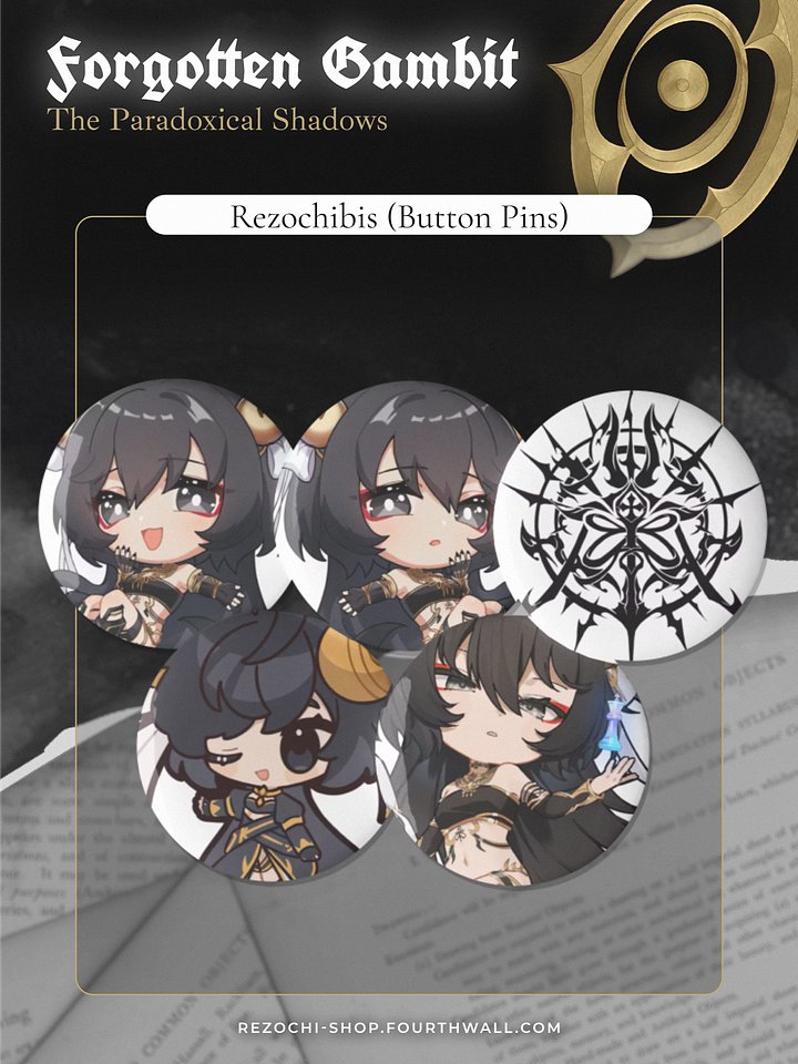 Rezochibis ※ Pin Buttons product image (1)