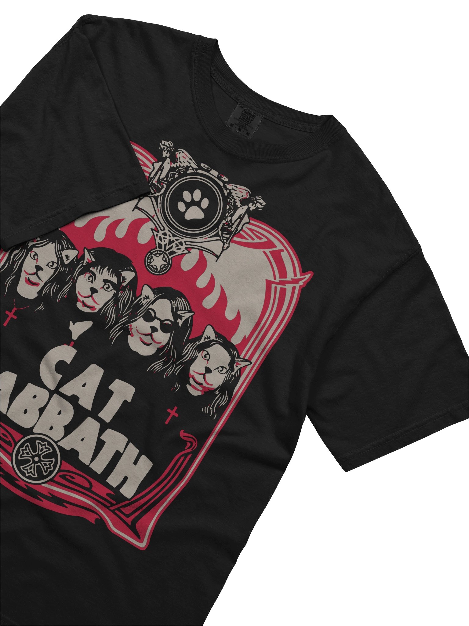 Cat Sabbath - Flames - Tee product image (3)